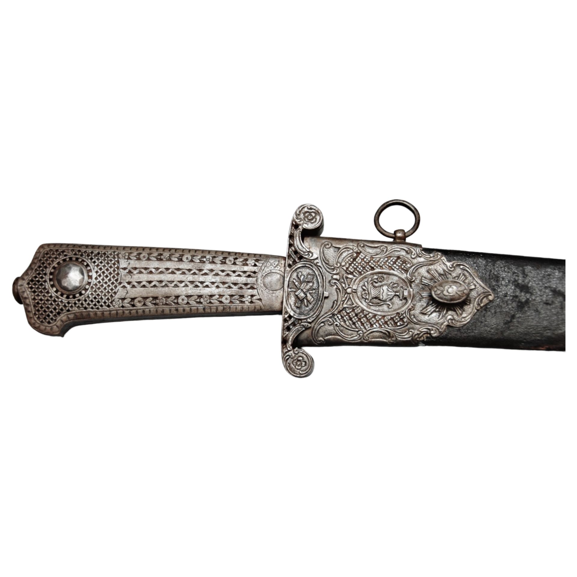 A Hunting dagger, France, second half of the 18th century. - Bild 3 aus 6