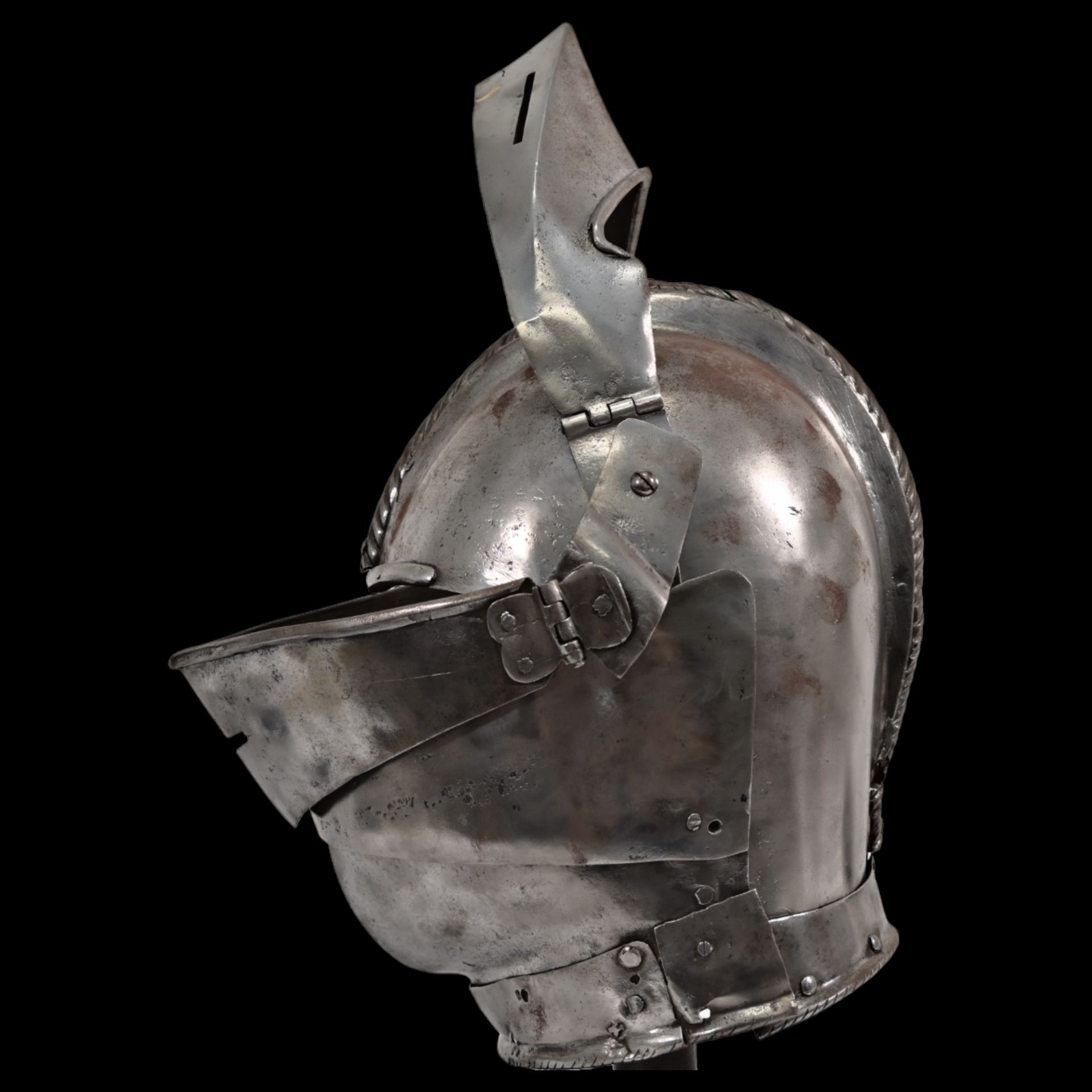 German closed helmet for tournaments of the second half of the 16th century. - Image 15 of 31