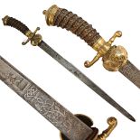 Rare Hunting Sword, 18th Century, Germany.