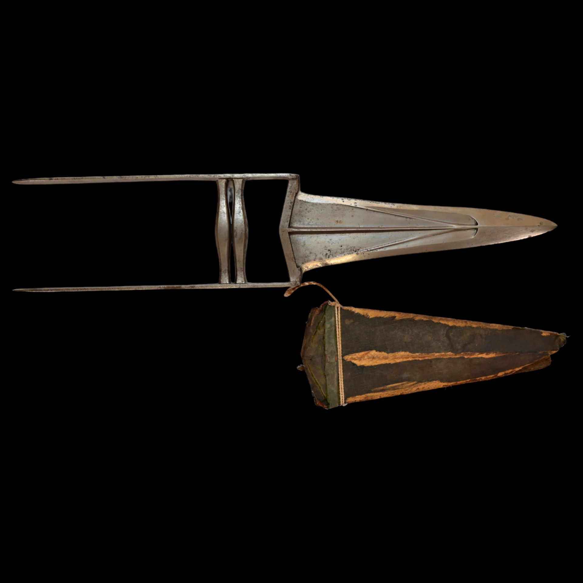 Authentic Indian Katar dagger, 19 century - Image 5 of 9