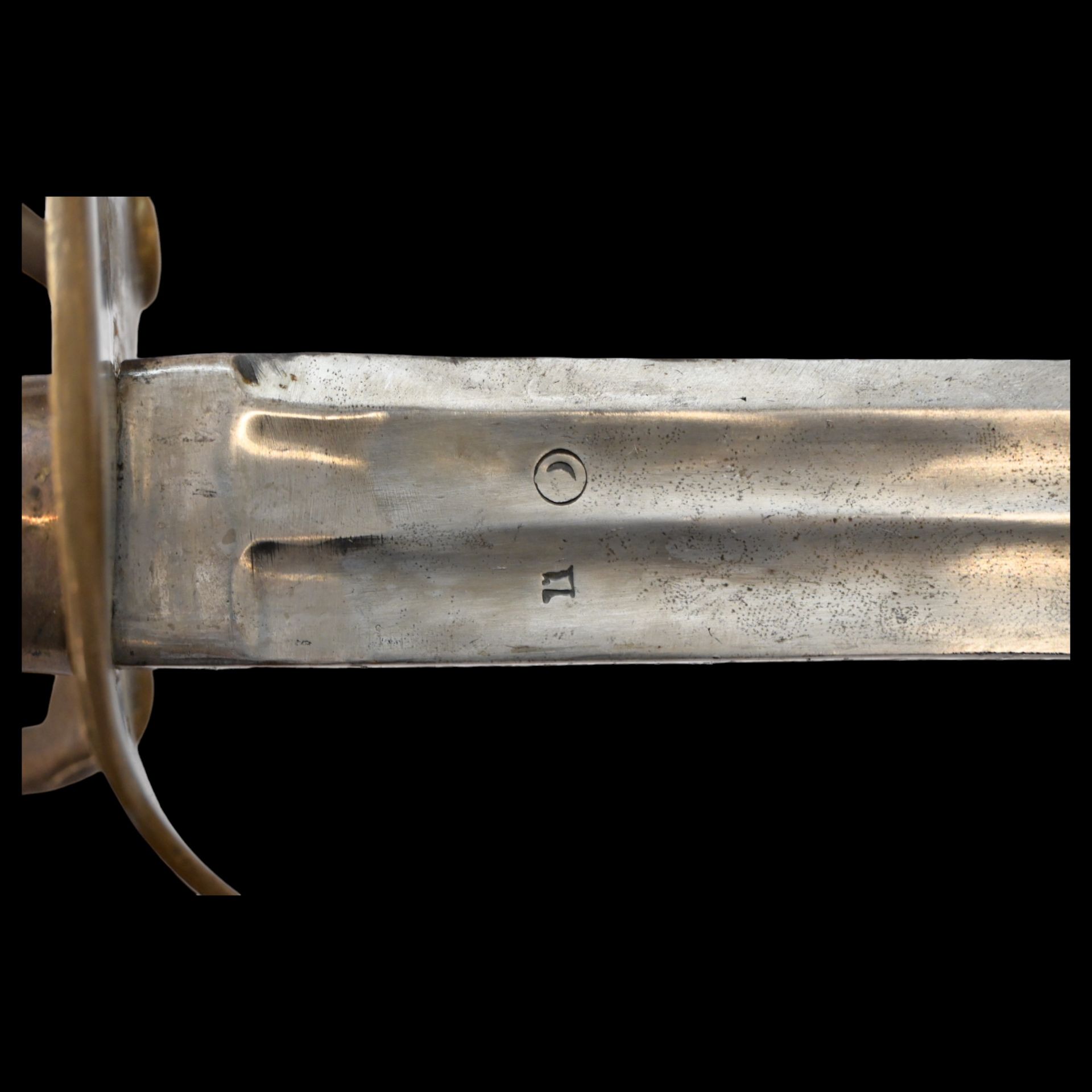 Soldier's cuirassier broadsword model 1826, Inscription on the blade, Zlatoust 1839, Russia 20th C. - Bild 8 aus 12