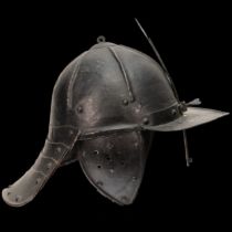 A Polish lobster-tailed helmet, mid-17th century.