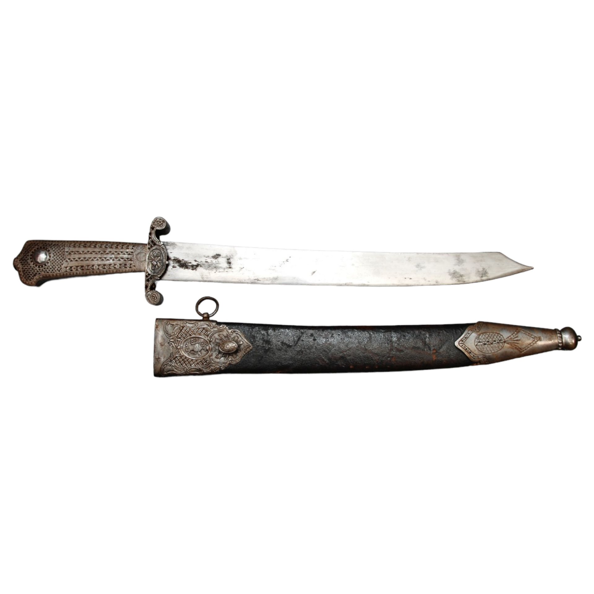 A Hunting dagger, France, second half of the 18th century. - Bild 5 aus 6