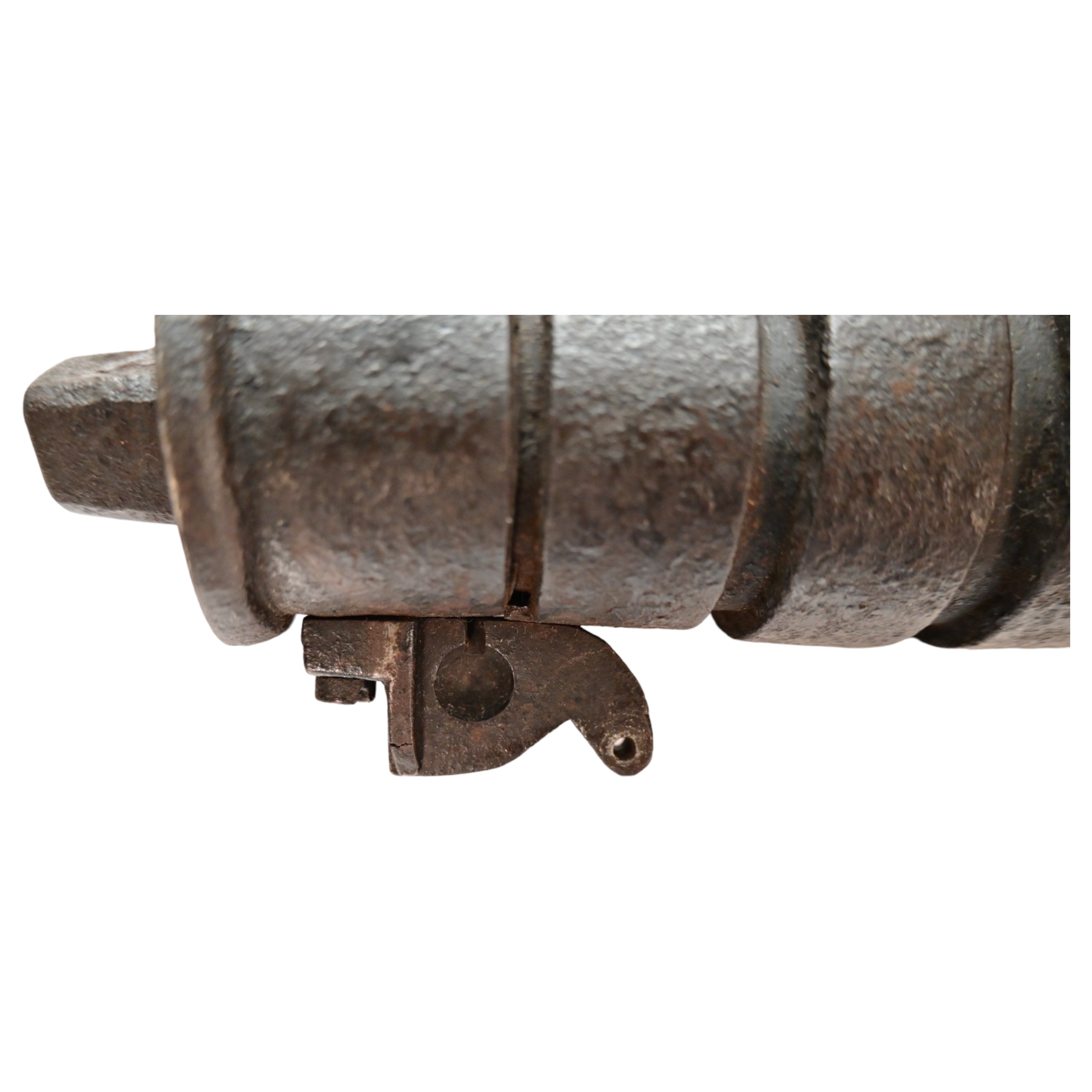 A very rare Chinese iron, forged cannon from the Ming Dynasty from the 17th century. - Image 8 of 11