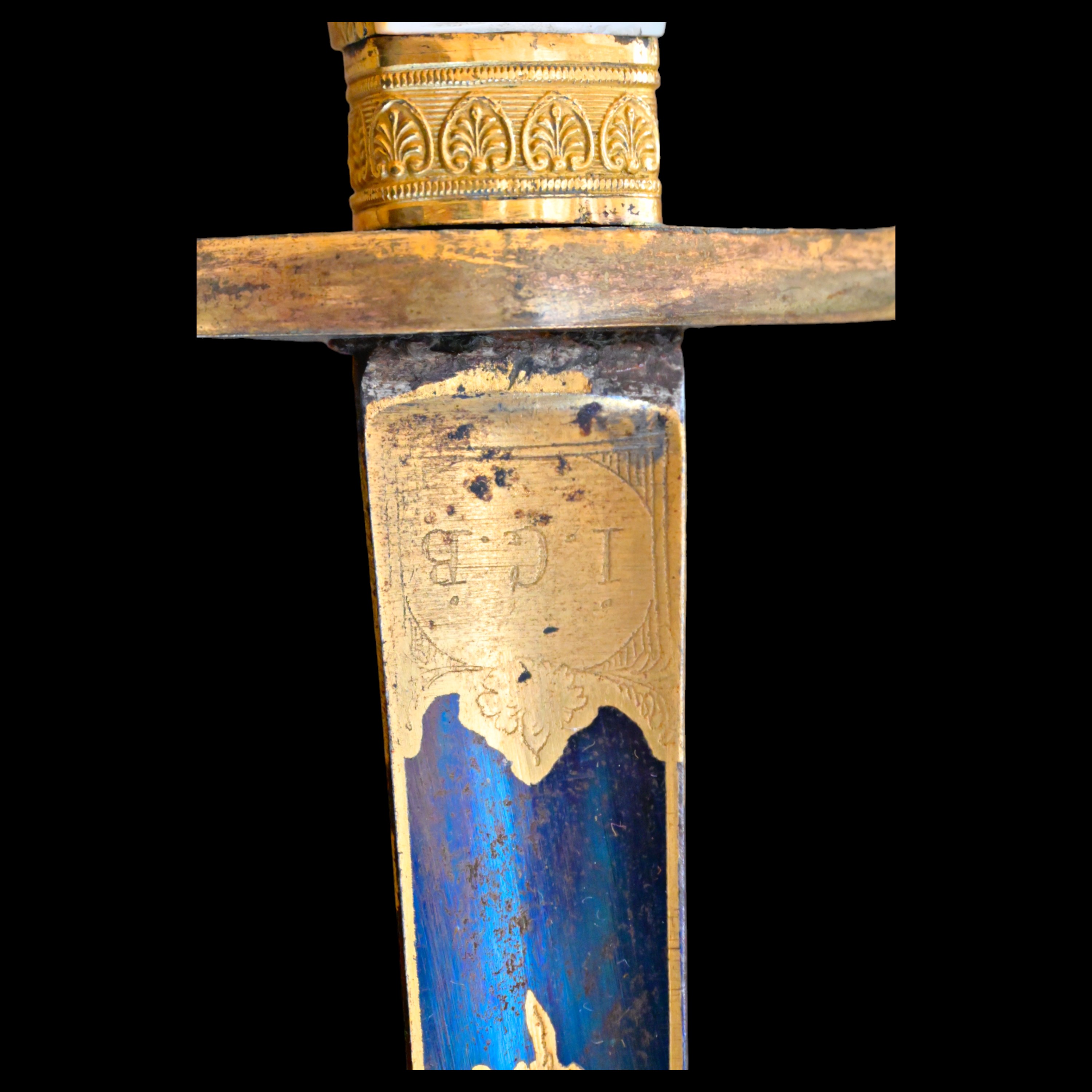 Extremely rare, First Empire, late 18th C smallsword for the founders of the "Institute of Egypt". - Image 7 of 11