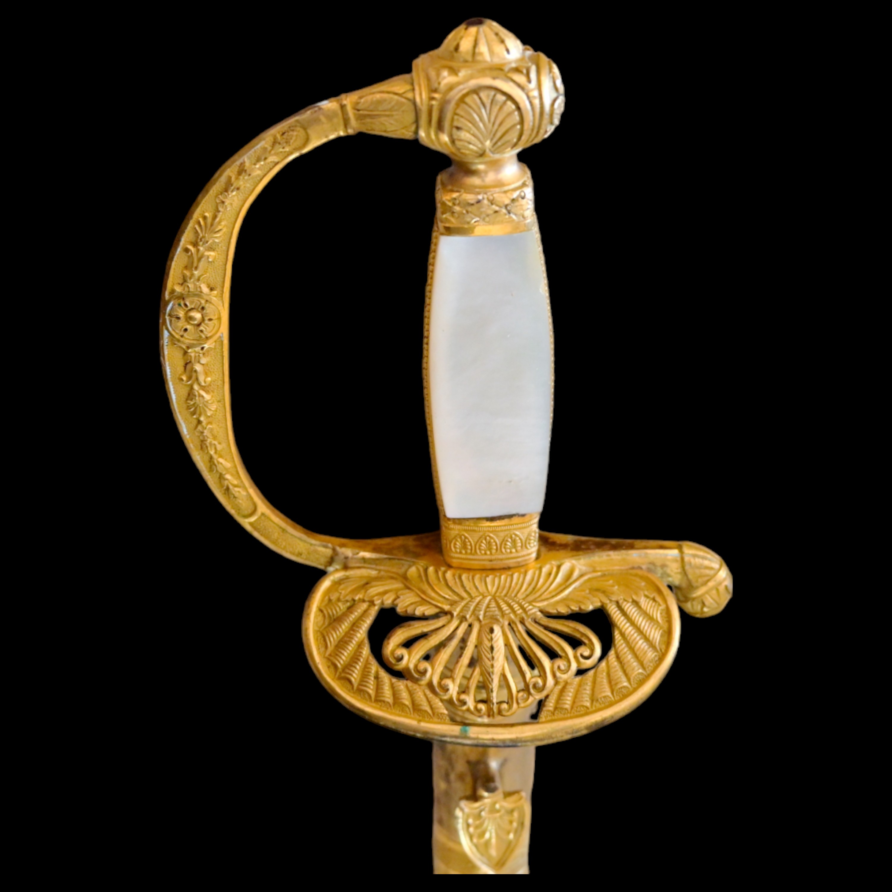 Extremely rare, First Empire, late 18th C smallsword for the founders of the "Institute of Egypt". - Image 4 of 11