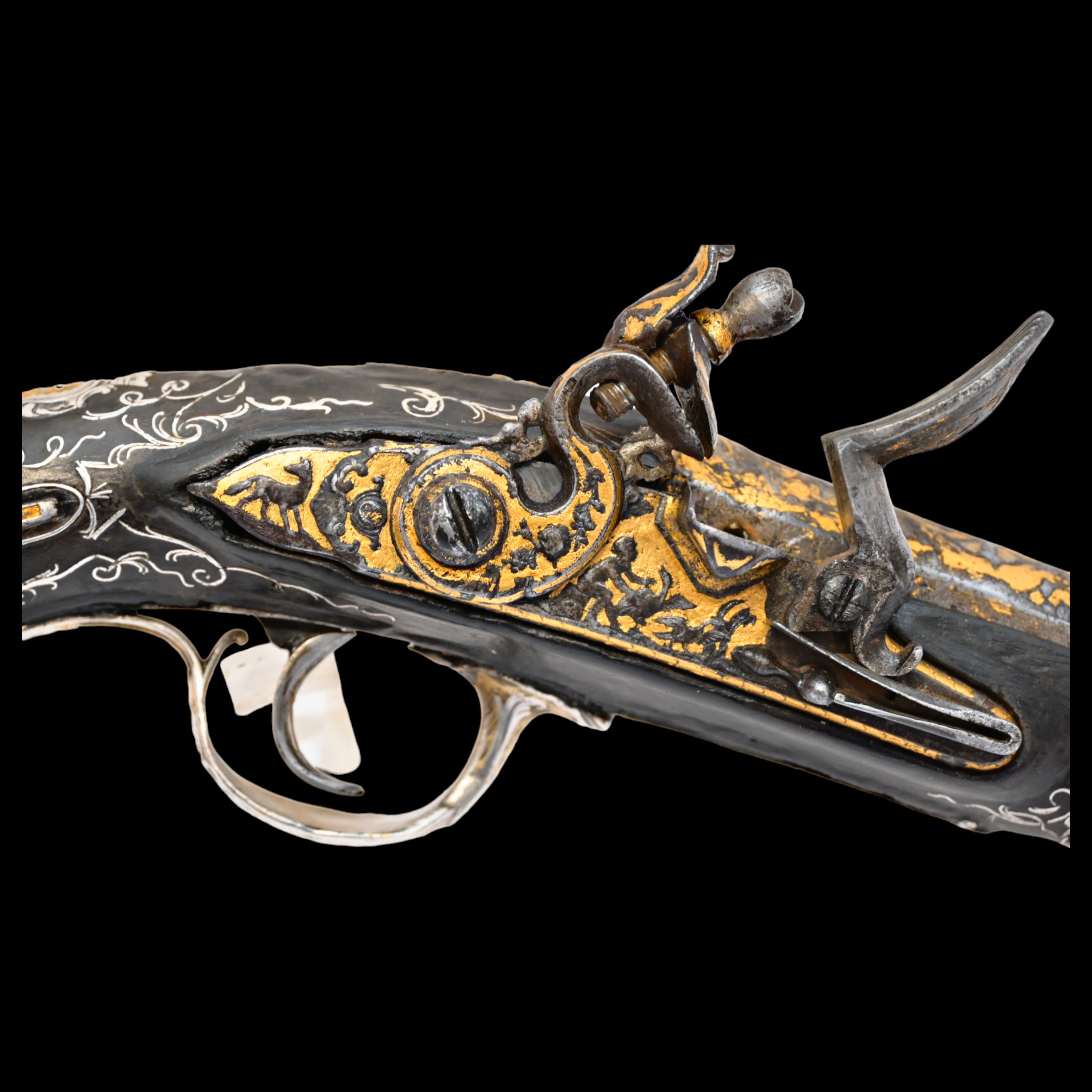 A unique flintlock pistol of Charles Philippe - future King Charles X, France, 1780s. - Image 3 of 11