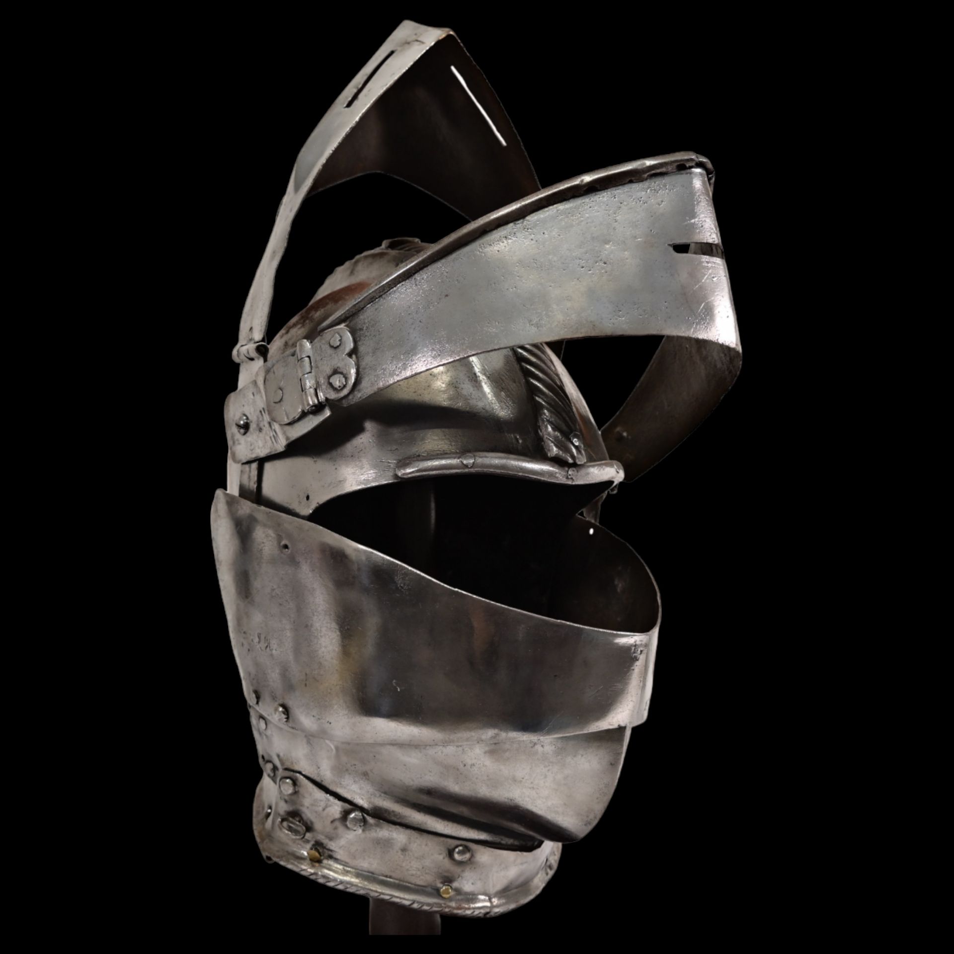 German closed helmet for tournaments of the second half of the 16th century. - Image 20 of 31