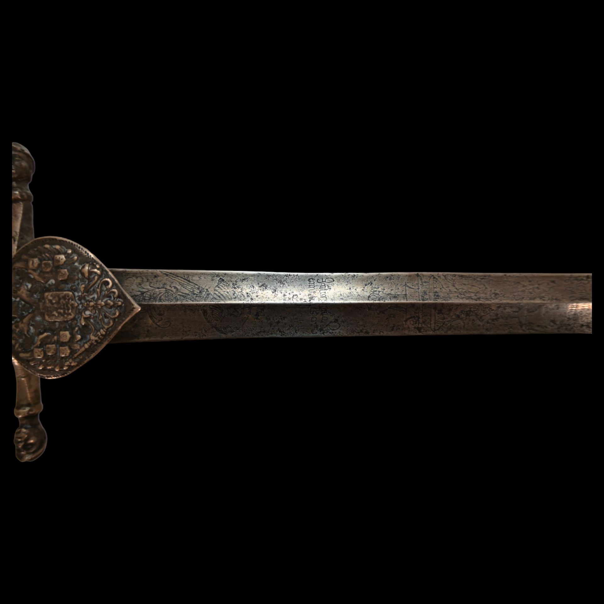 A Hunting bayonet with silver fittings, Russian Empire, second half of the 19th century. - Bild 25 aus 30