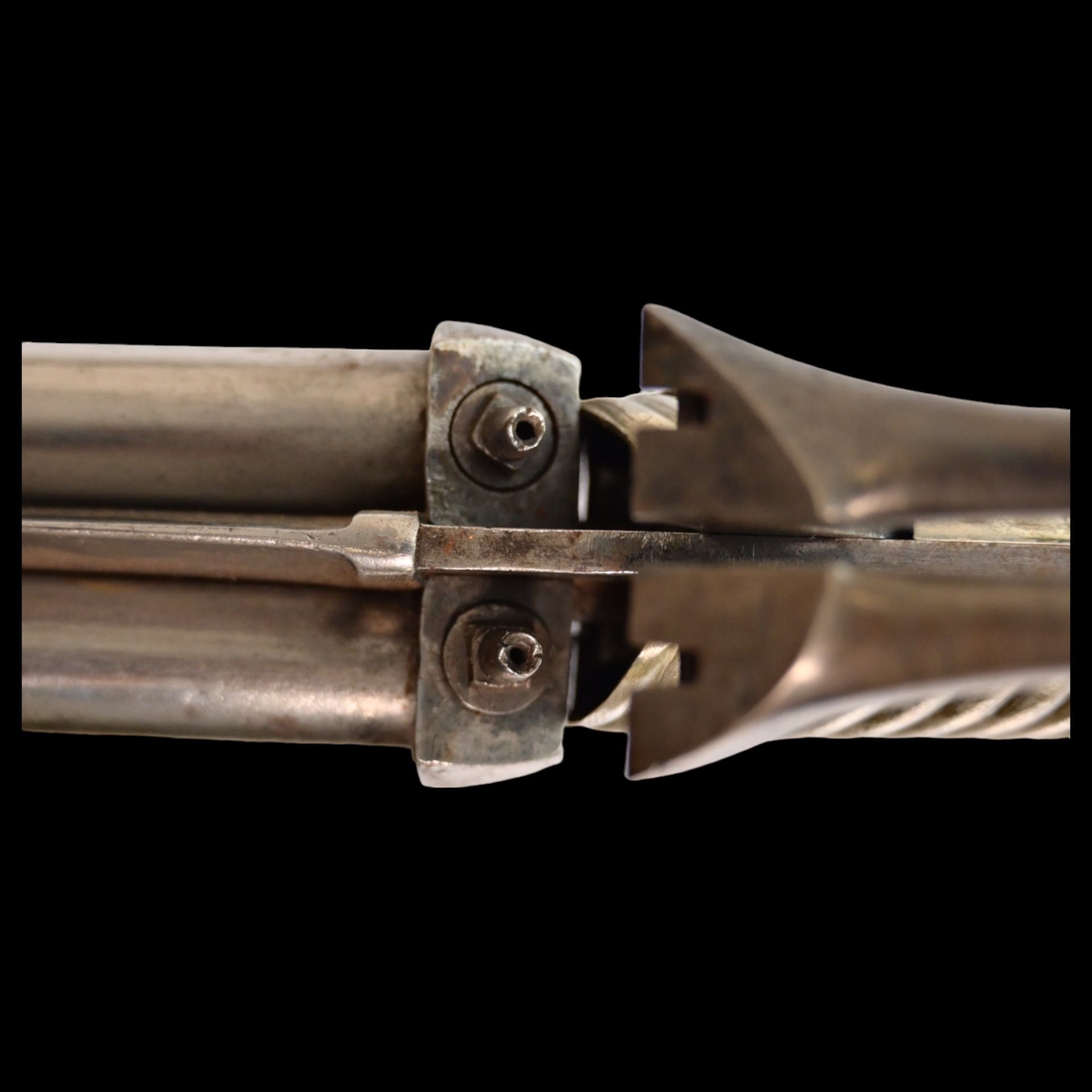French D.B Dumonthier Dagger, Percussion Double Barrel Pistol, circa 1855-60. - Bild 18 aus 19