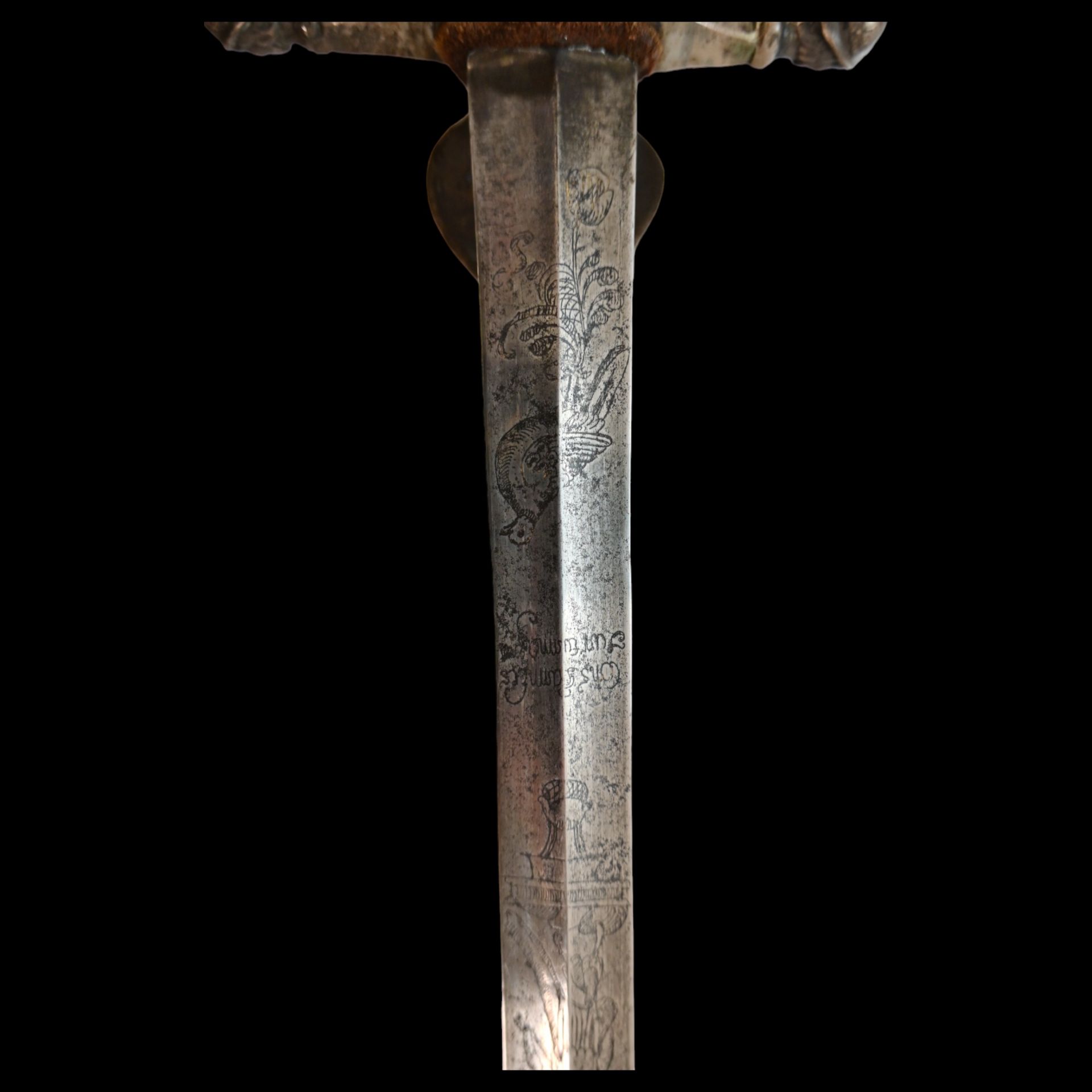 A Hunting bayonet with silver fittings, Russian Empire, second half of the 19th century. - Bild 26 aus 30