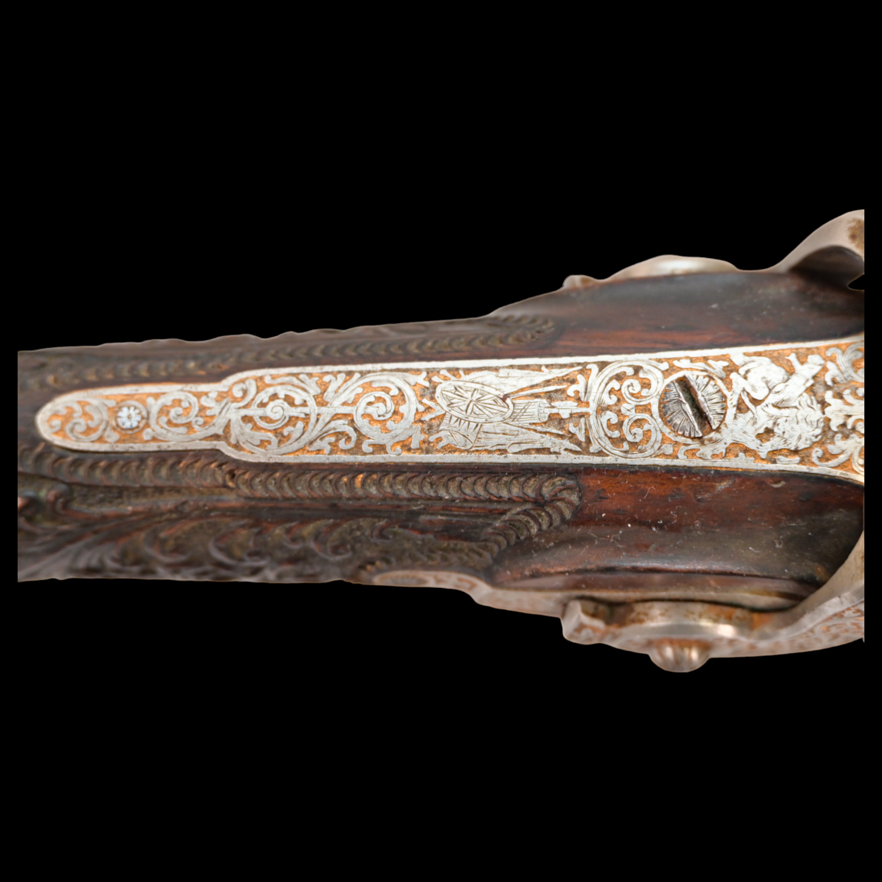 Rare Double-barrel percussion shotgun, Eusebio Zuloaga, royal gunsmith, Spain, mid-19th century. - Image 20 of 26