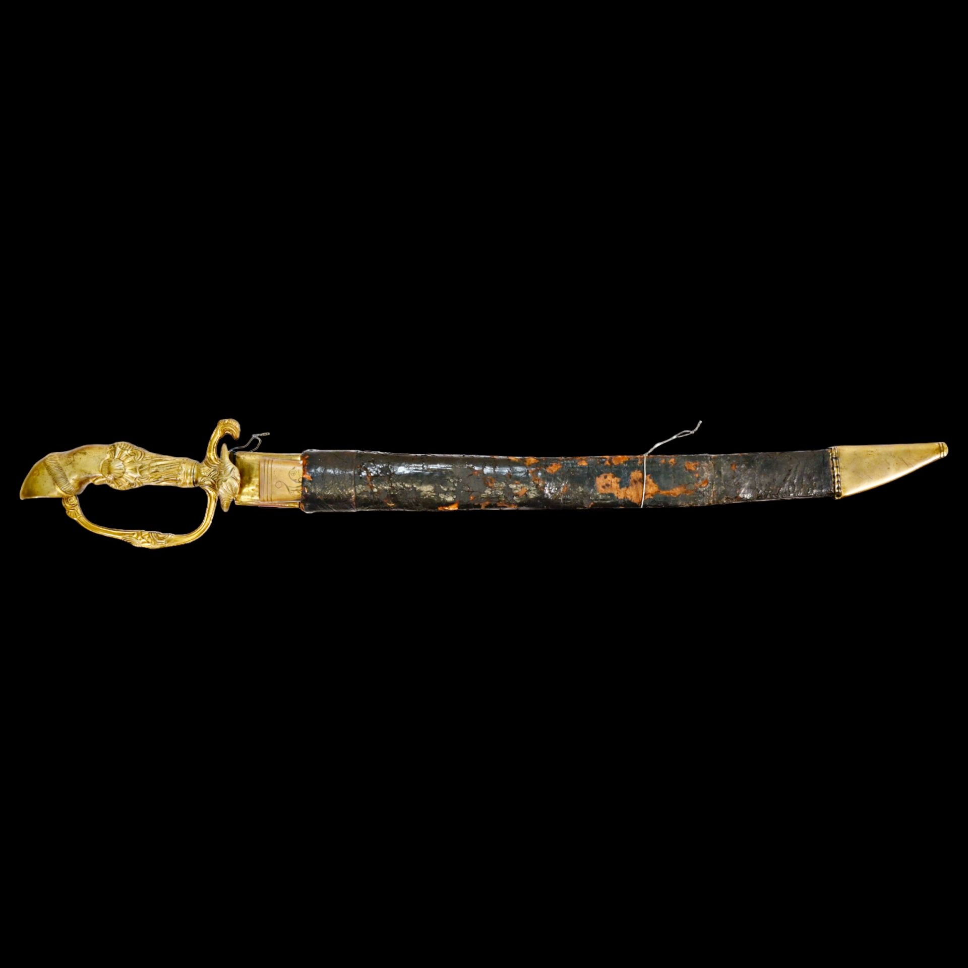 German hunting saber with knife, last half of the 18th century. - Bild 2 aus 26