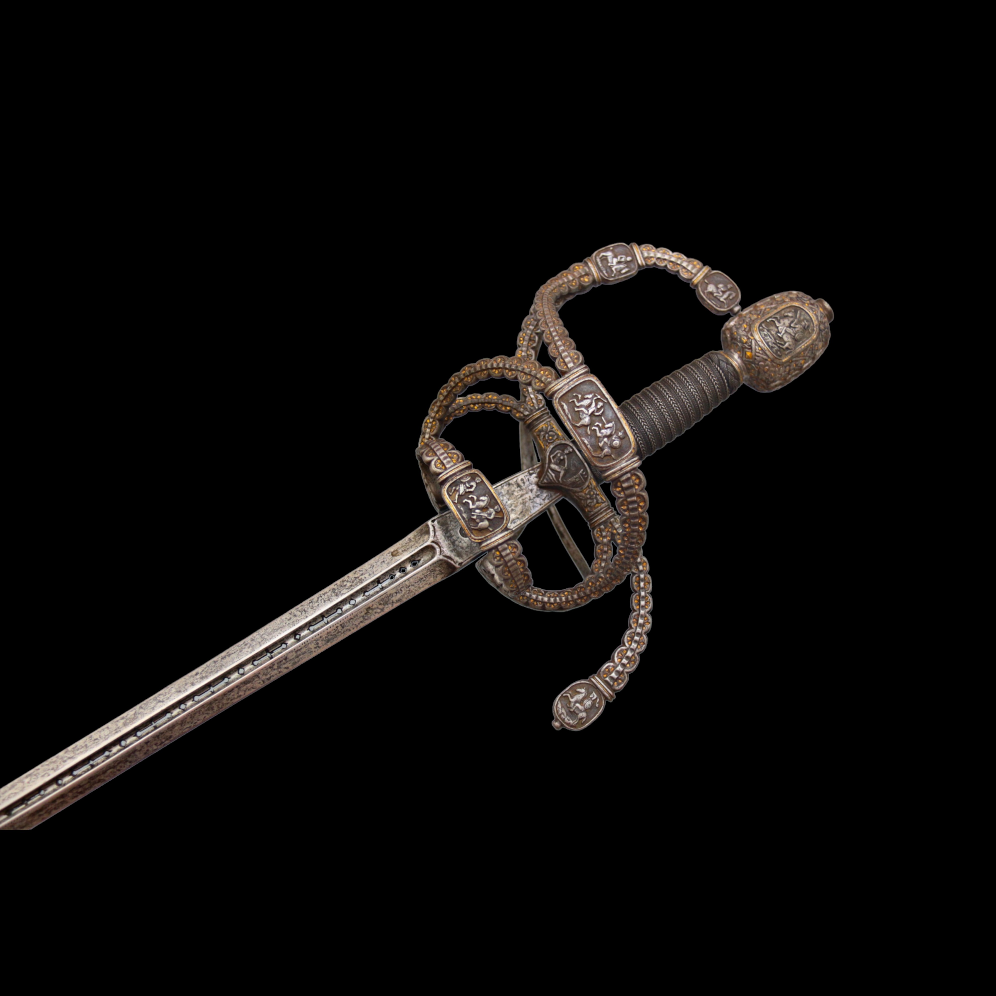 A magnificent swept hilt rapier in the style of Othmar Wetter - Image 2 of 15