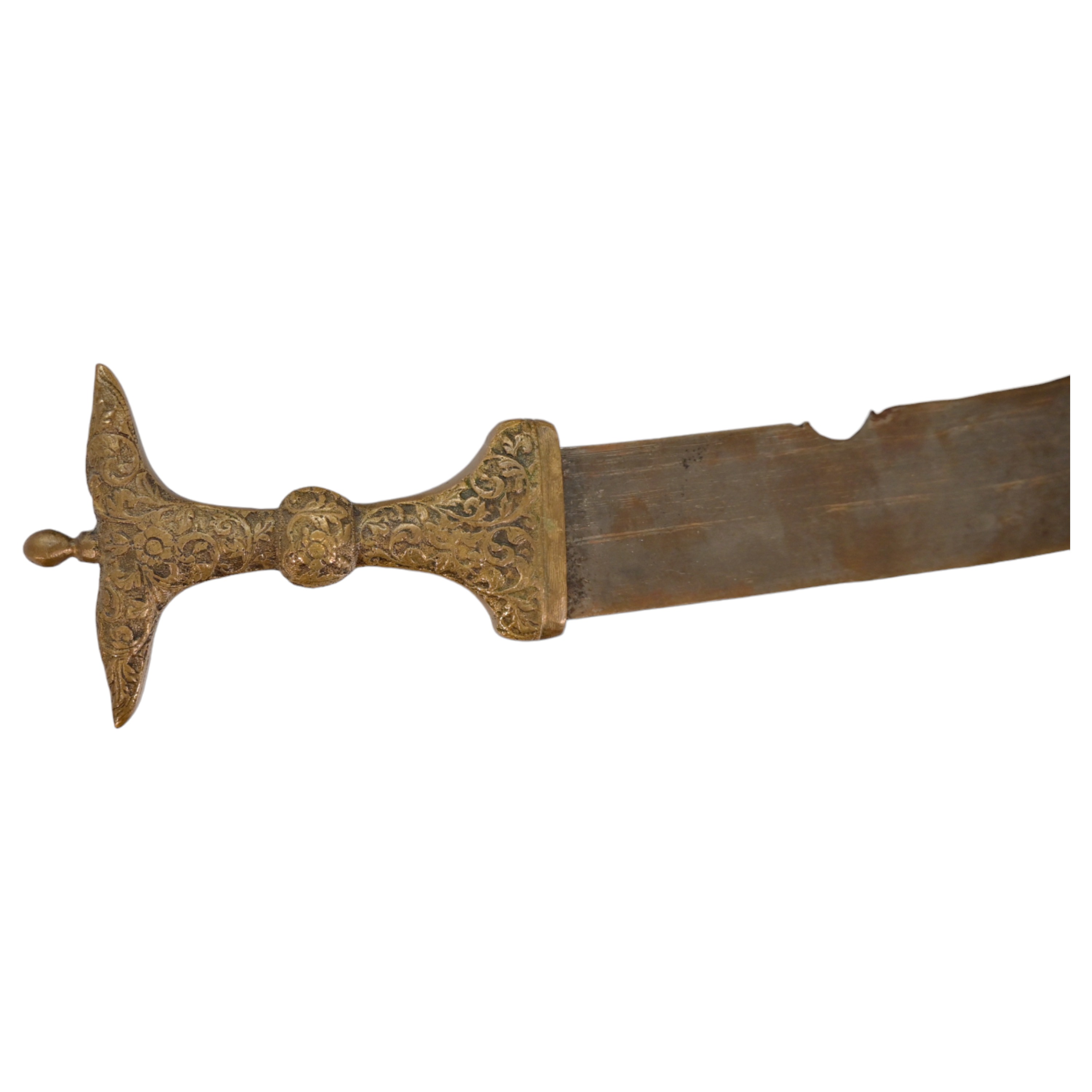 Indian dagger of rare shape "ZULFAQAR", 19th century. - Image 5 of 6