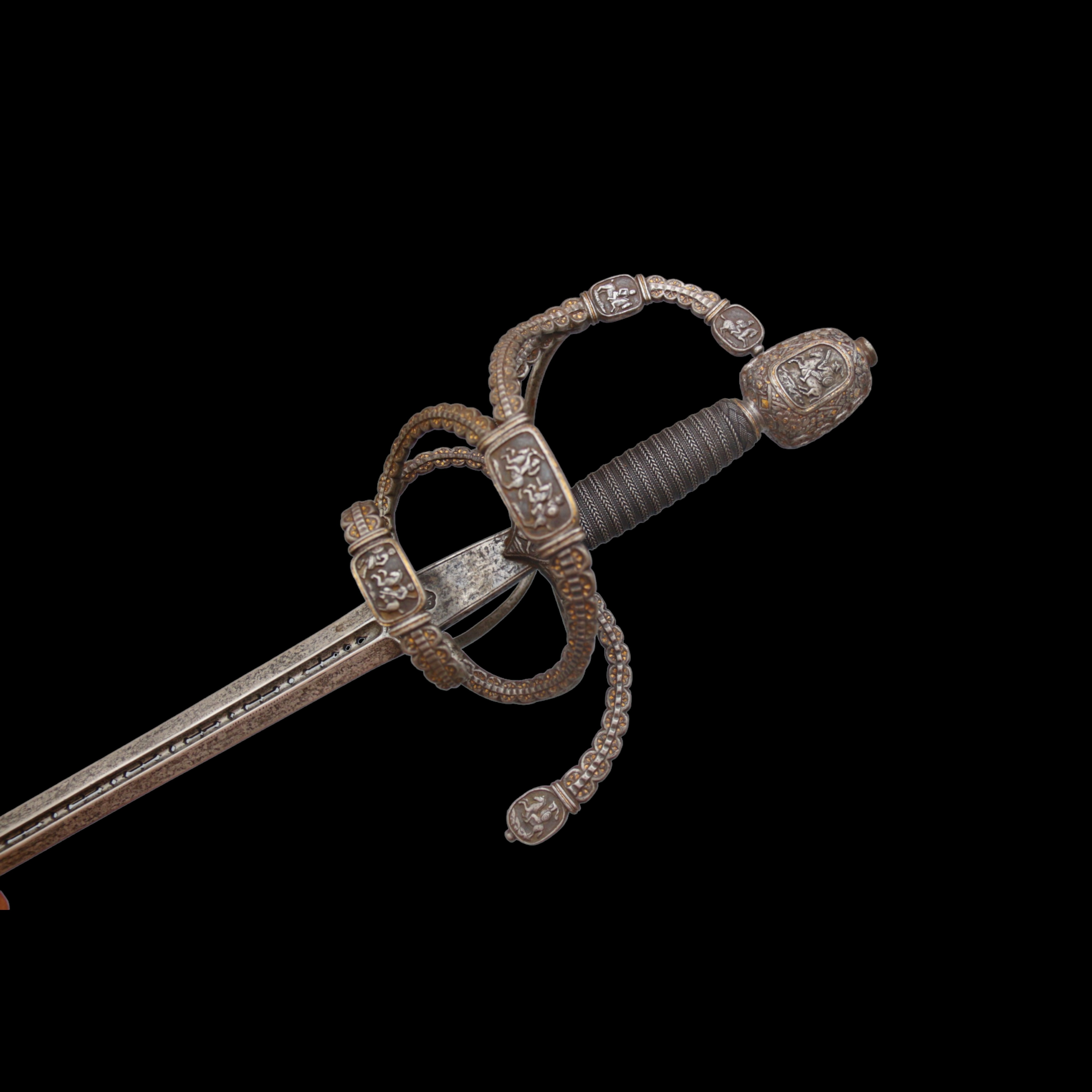 A magnificent swept hilt rapier in the style of Othmar Wetter - Image 14 of 15