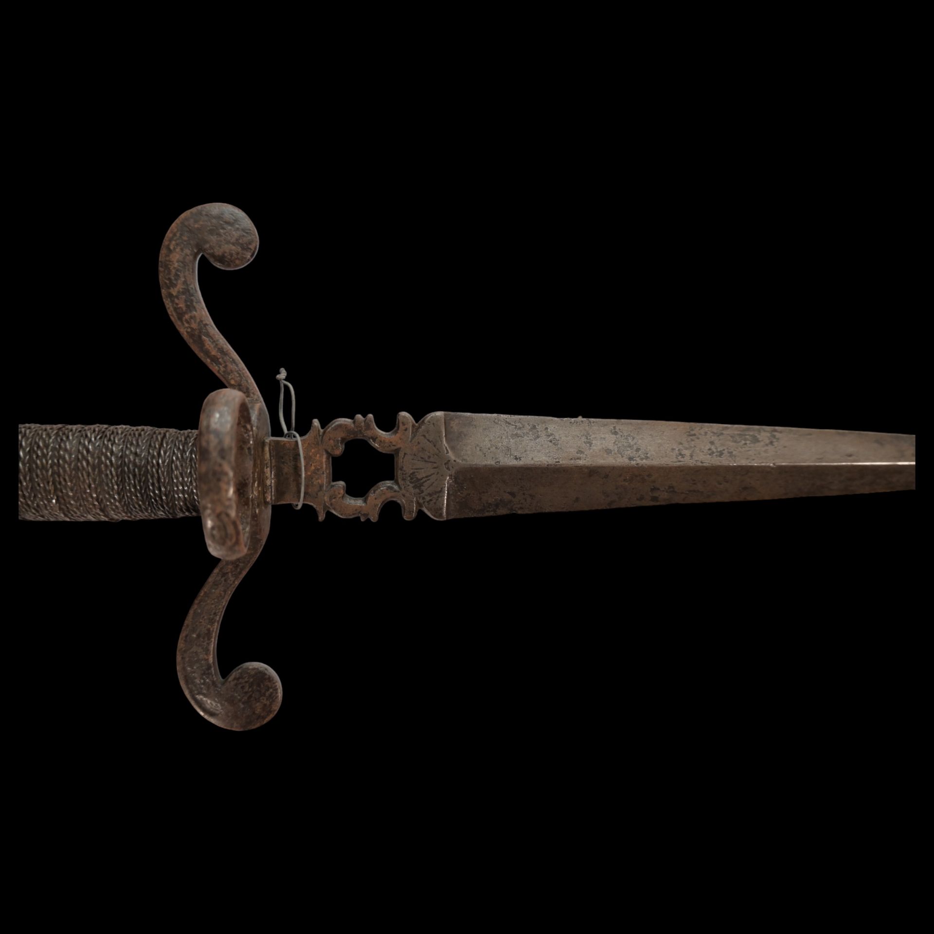 Rare Italian, 17th century, Left Hand Dagger. - Bild 10 aus 13