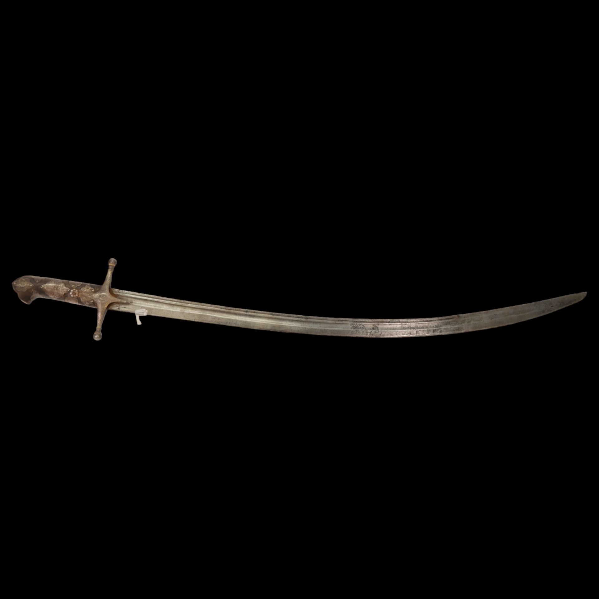 Rare saber, "KARABELA" inlaid with silver, Poland, 18th century. - Bild 2 aus 14