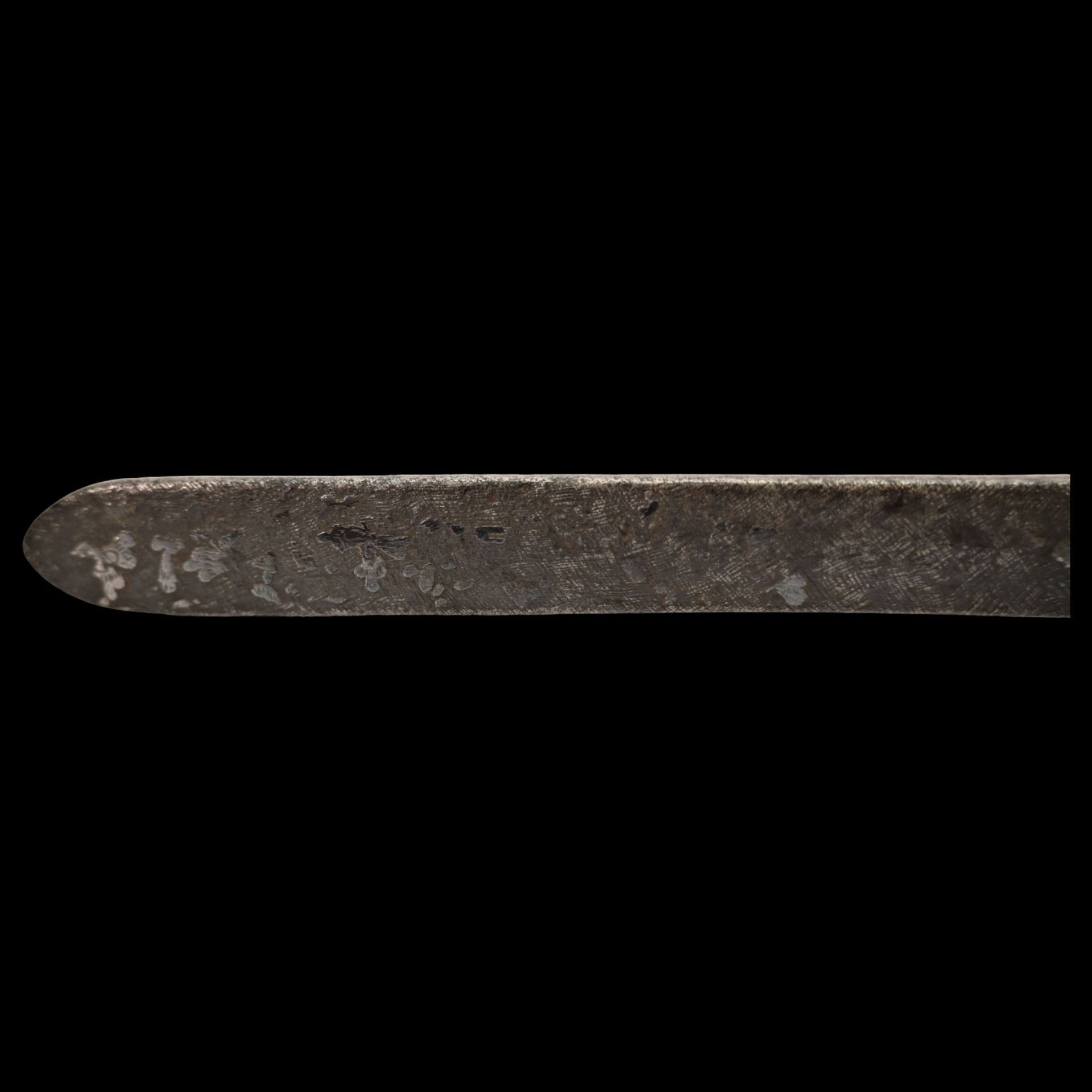 Indian Katar dagger, 18 century. Silver inlay. - Bild 5 aus 7