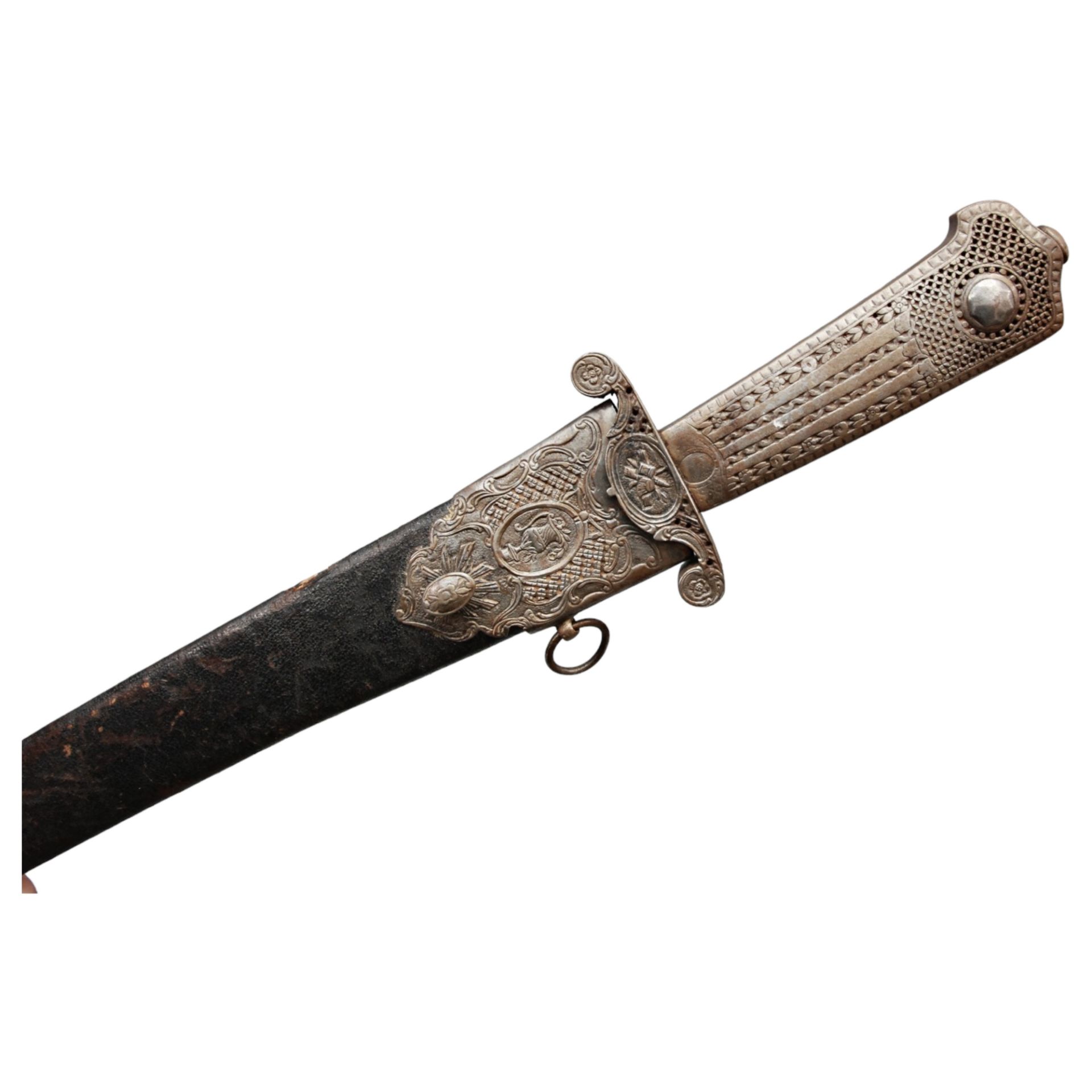 A Hunting dagger, France, second half of the 18th century. - Bild 6 aus 6