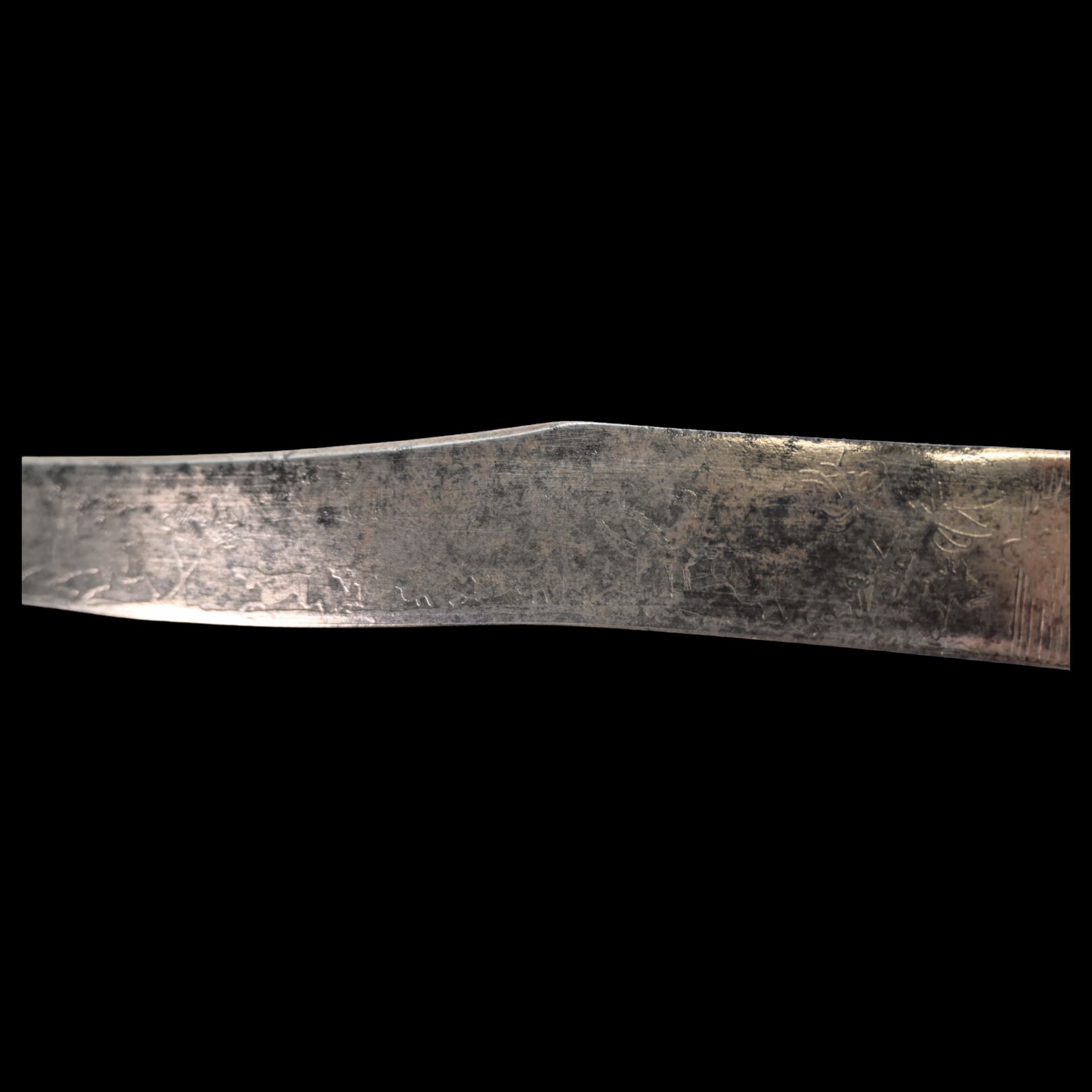 A large Spanish navaja, circa 1900. The steel blade is decorated with etching. - Bild 13 aus 15
