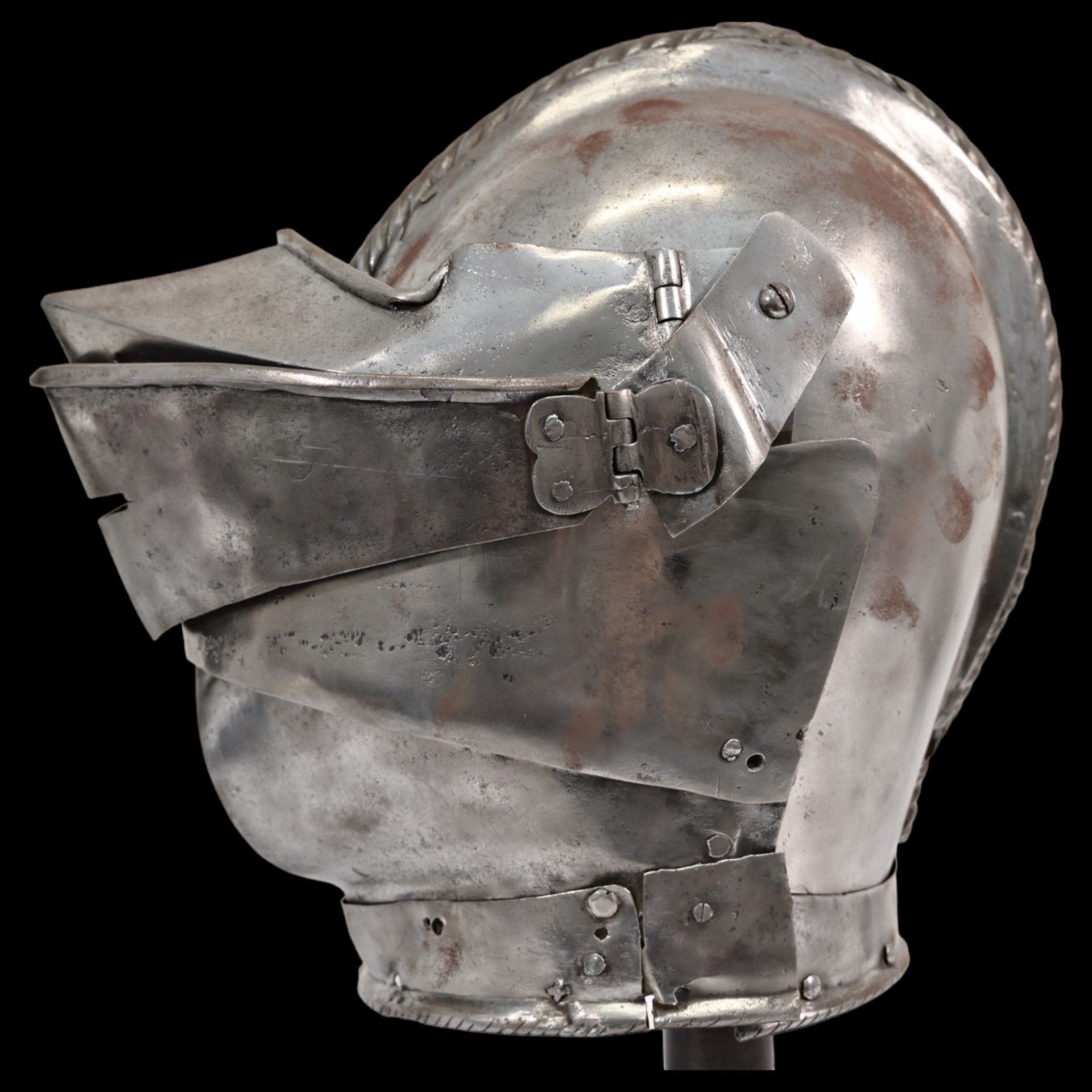 German closed helmet for tournaments of the second half of the 16th century. - Image 6 of 31