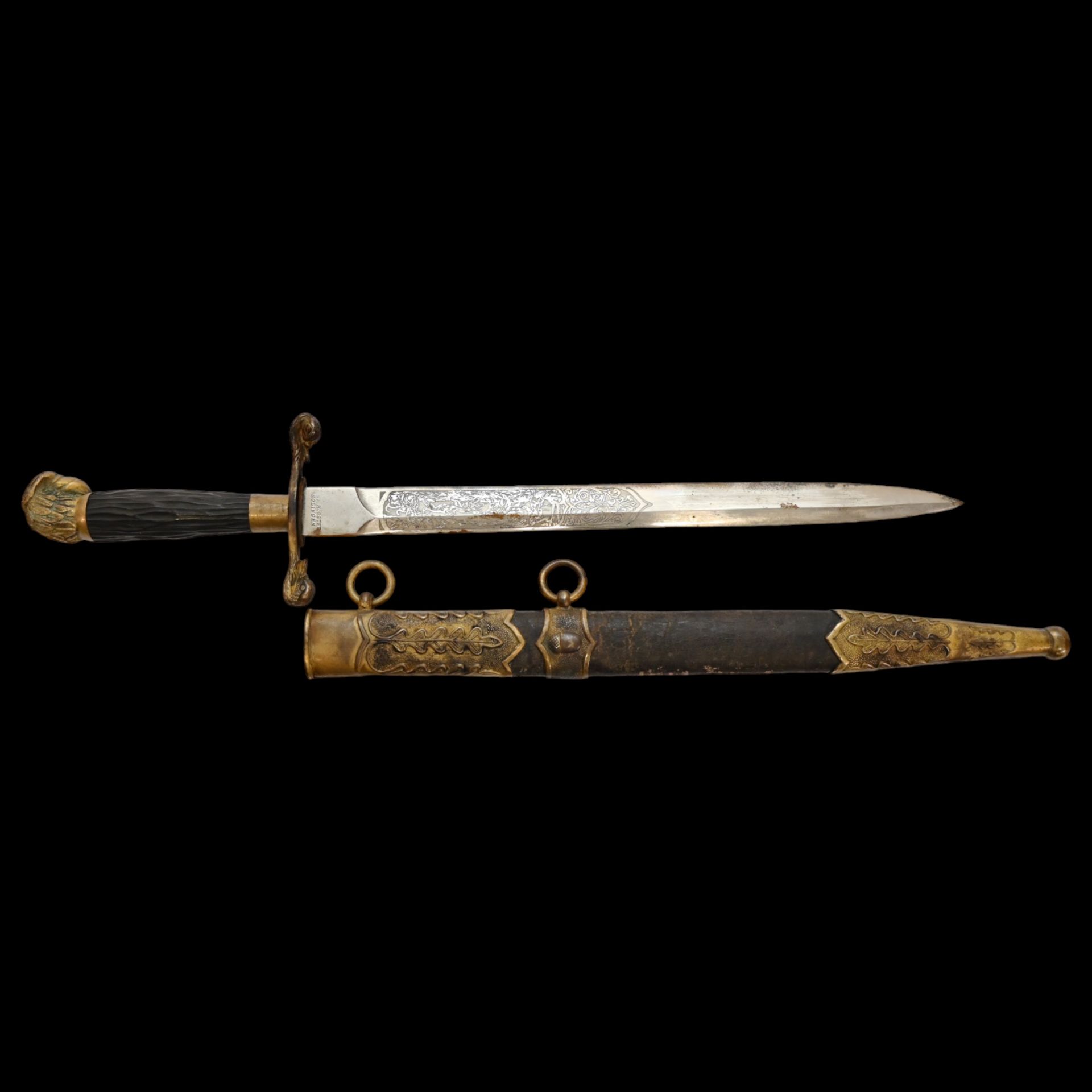 Knife of the class ranks of the Forester Corps, model 1898, Russian Empire, early 20th century. - Image 3 of 8