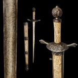 A Italian ceremonial dagger. 18 century.