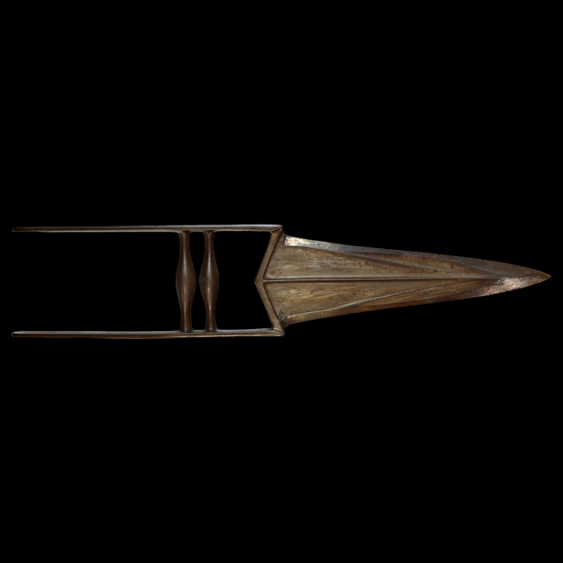 Nice 19th century Indian Katar dagger with scabbard - Bild 10 aus 11