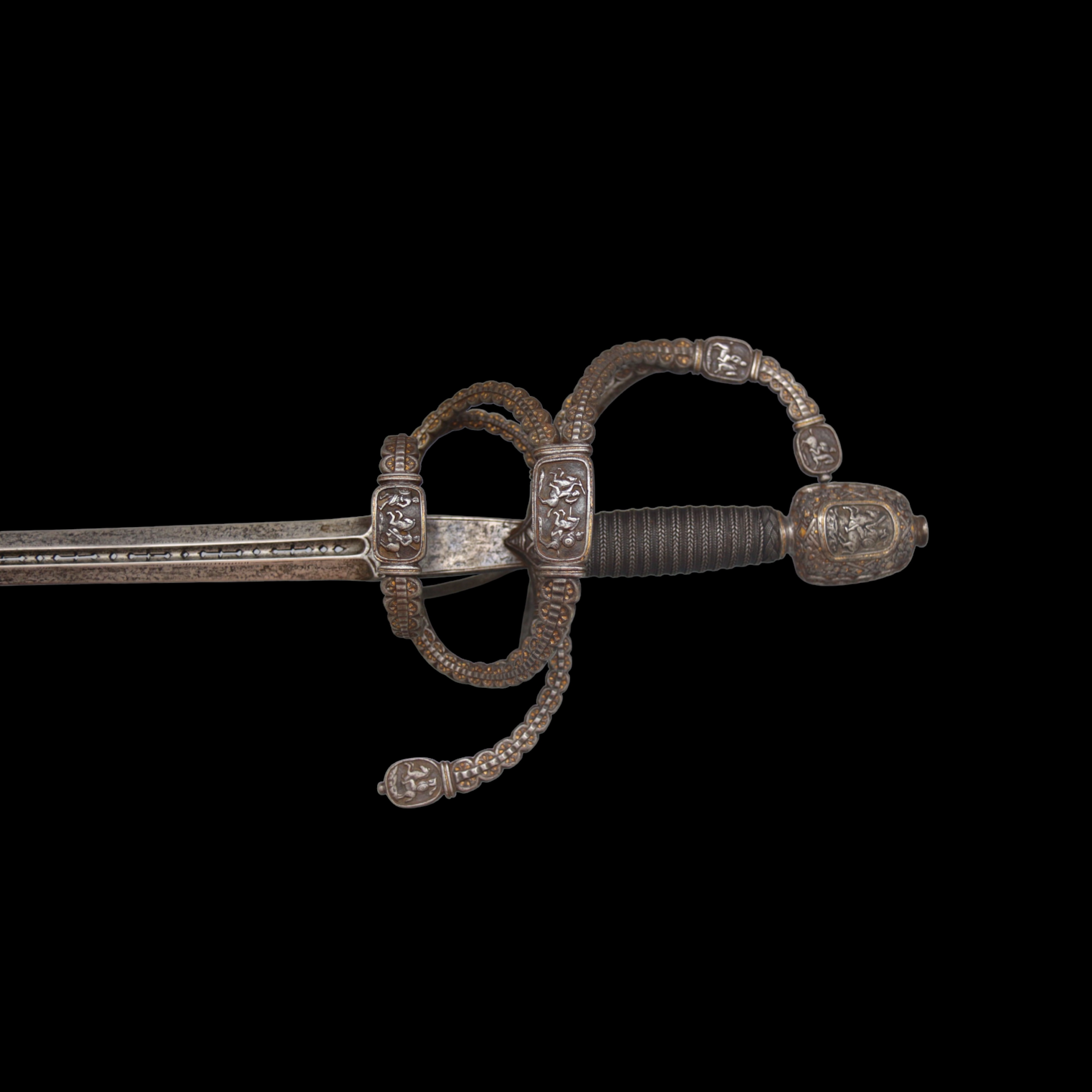 A magnificent swept hilt rapier in the style of Othmar Wetter - Image 12 of 15