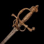 A Italian rapier in 17th century style.