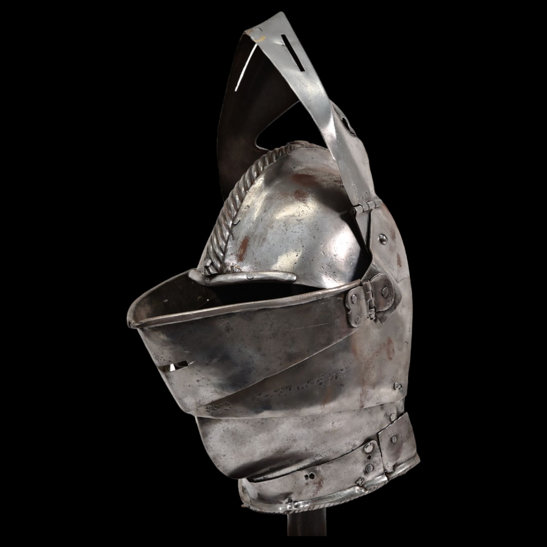 German closed helmet for tournaments of the second half of the 16th century. - Image 14 of 31