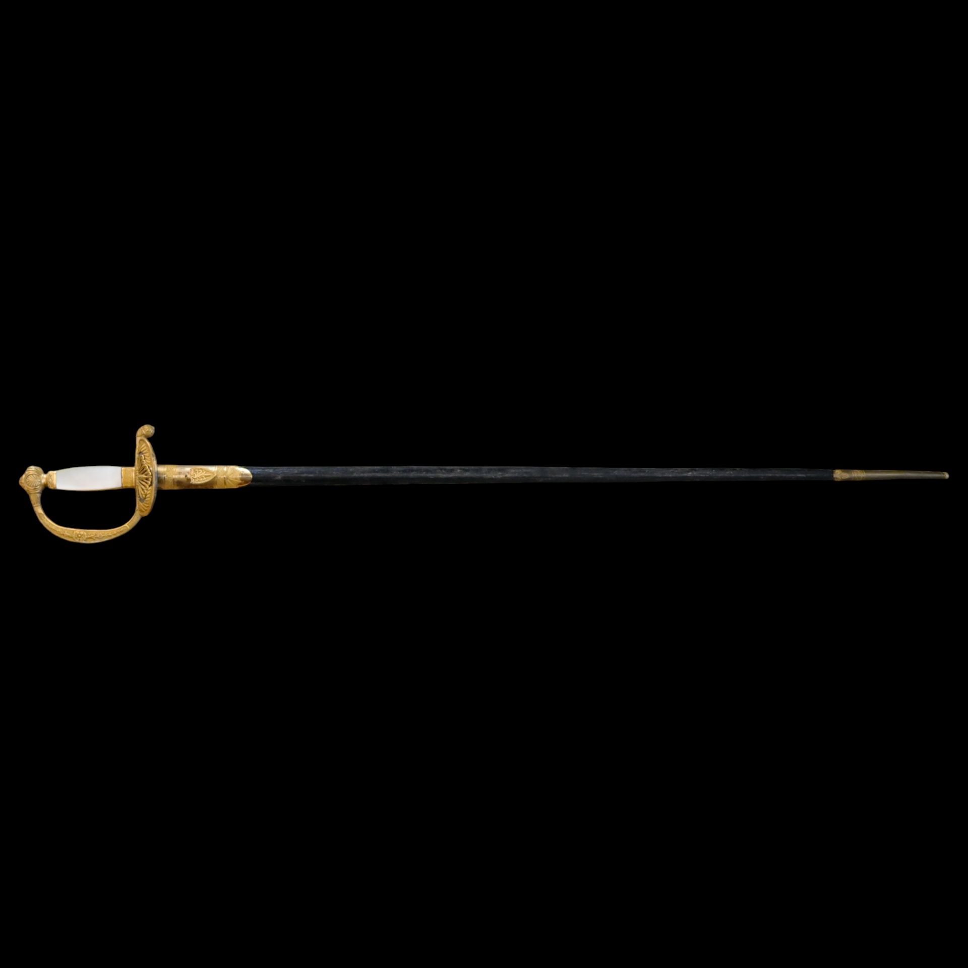 Extremely rare, First Empire, late 18th C smallsword for the founders of the "Institute of Egypt". - Bild 2 aus 11