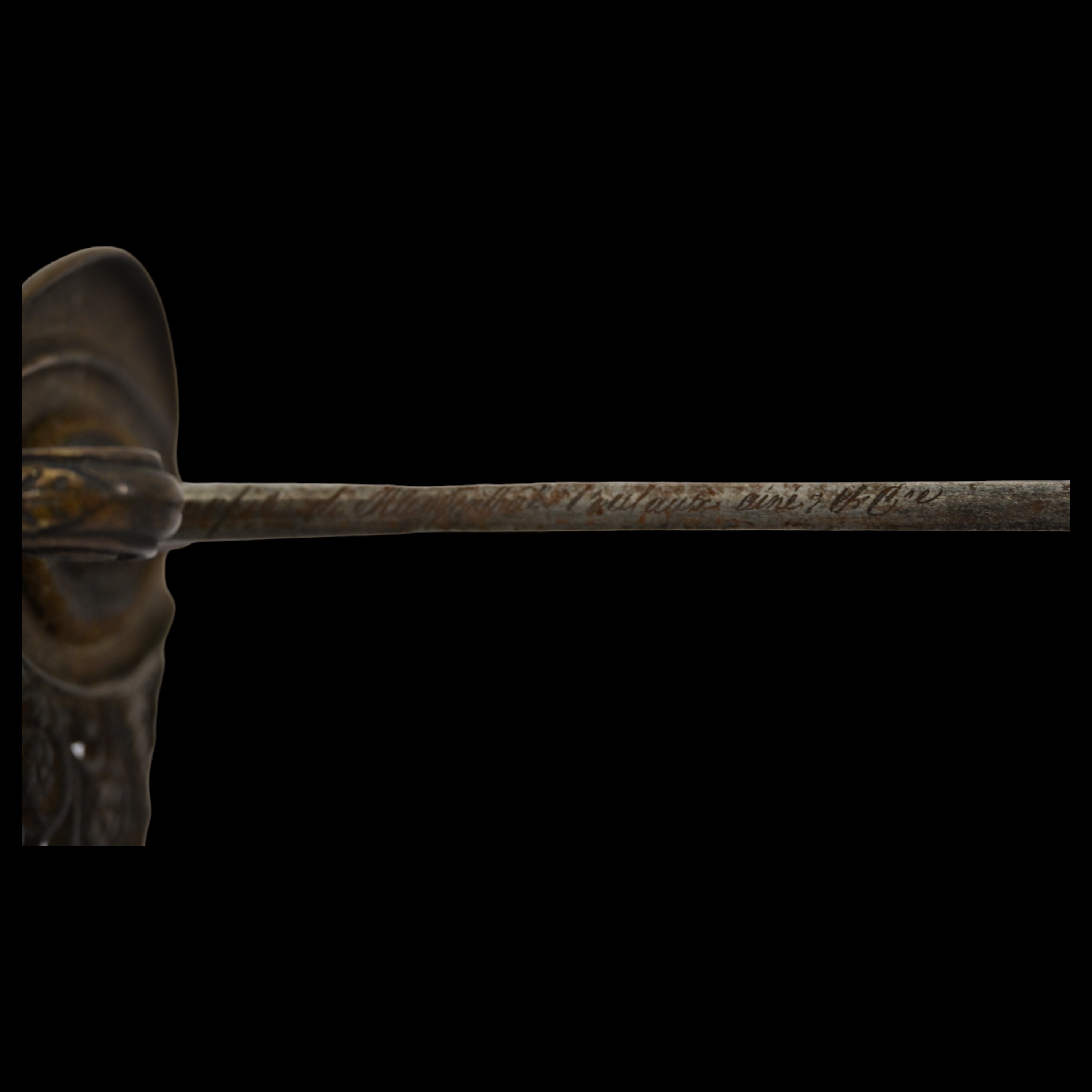 Civil War period M1850 foot officer's sword, Klingenthal belonged to Capt. S. Zuschlag. - Image 15 of 17