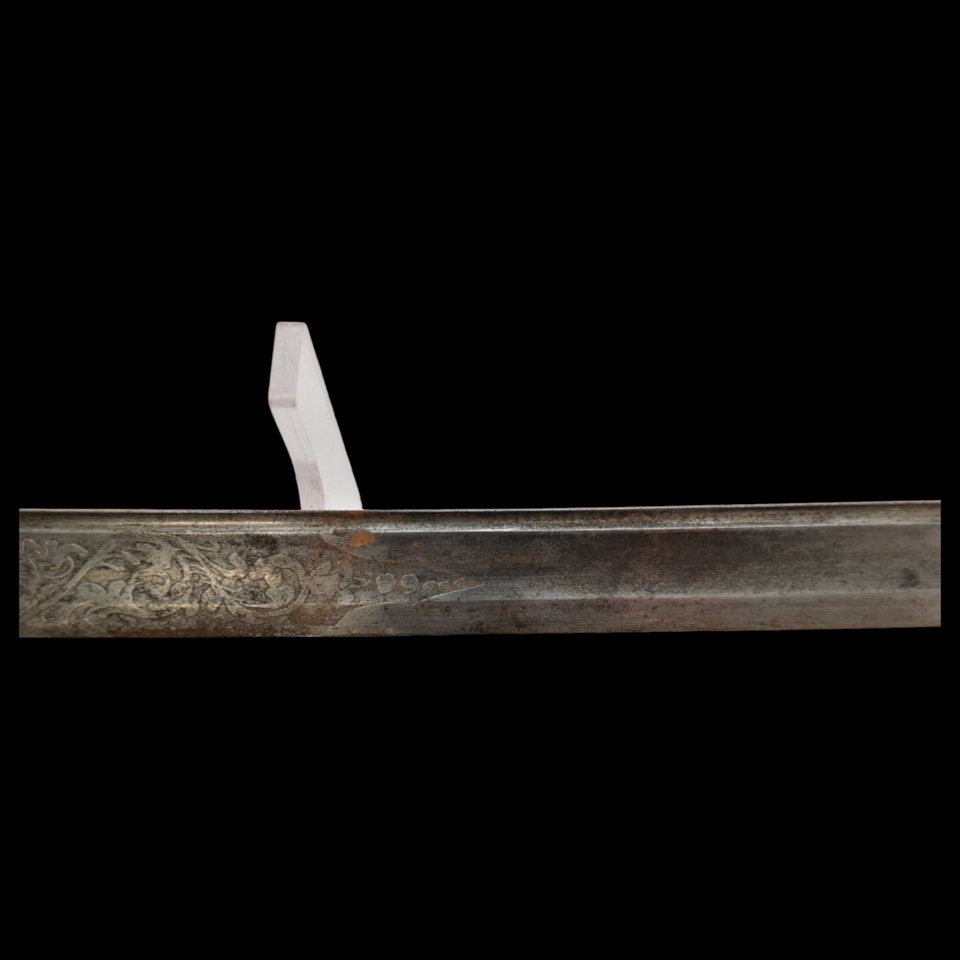 Civil War period M1850 foot officer's sword, Klingenthal belonged to Capt. S. Zuschlag. - Bild 10 aus 17