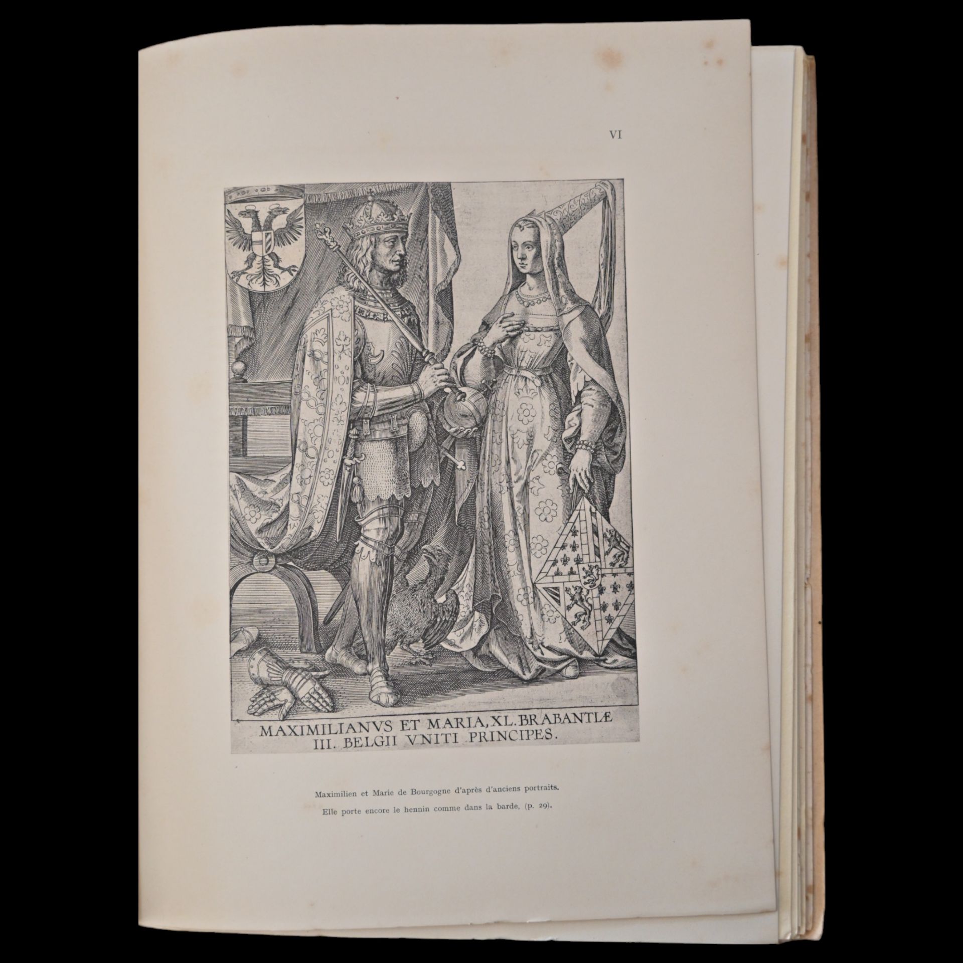 Rare book, BUTTIN Charles, The Articulated Bards in the Time of Maximilian I. 1929. Limited Edition - Image 6 of 10