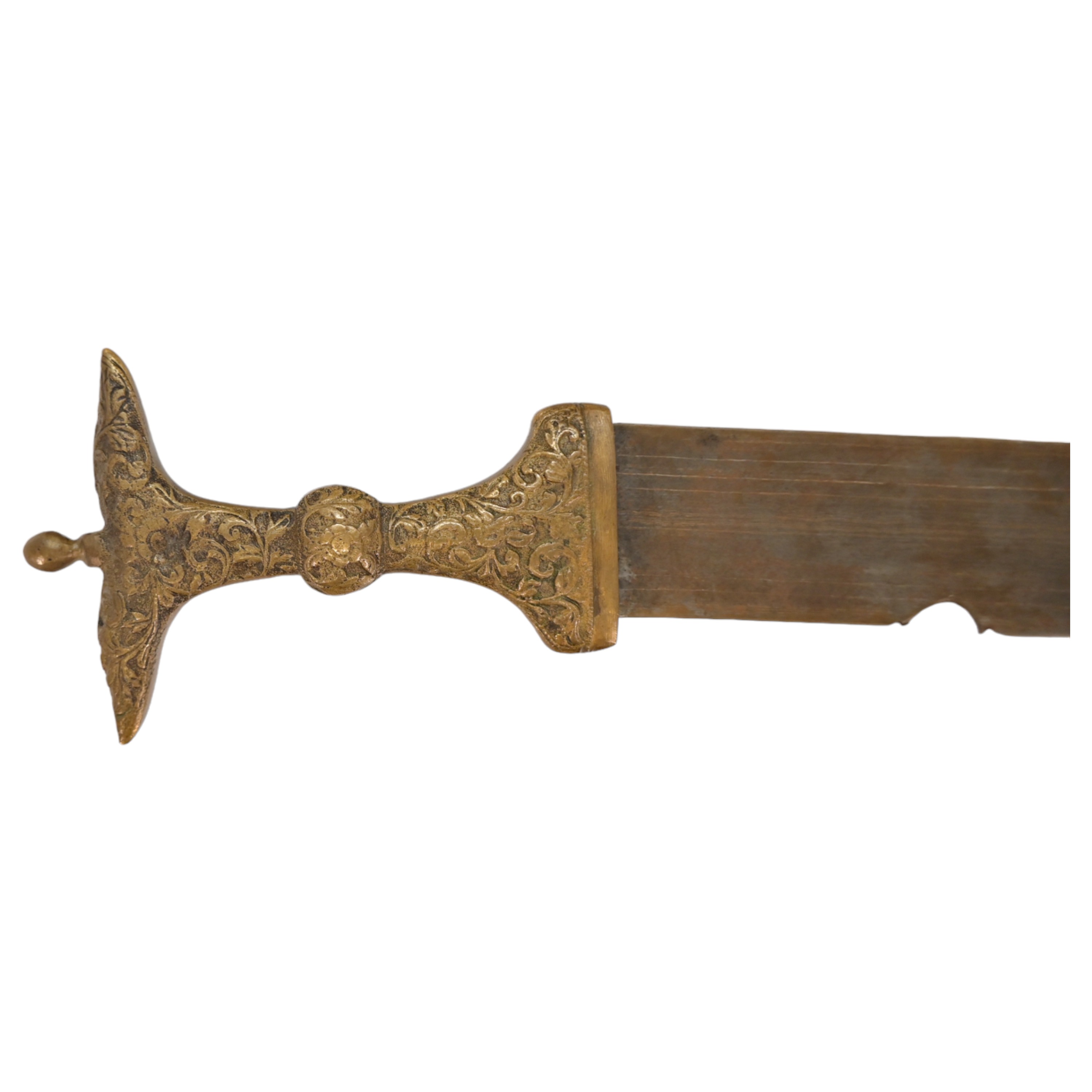 Indian dagger of rare shape "ZULFAQAR", 19th century. - Image 4 of 6