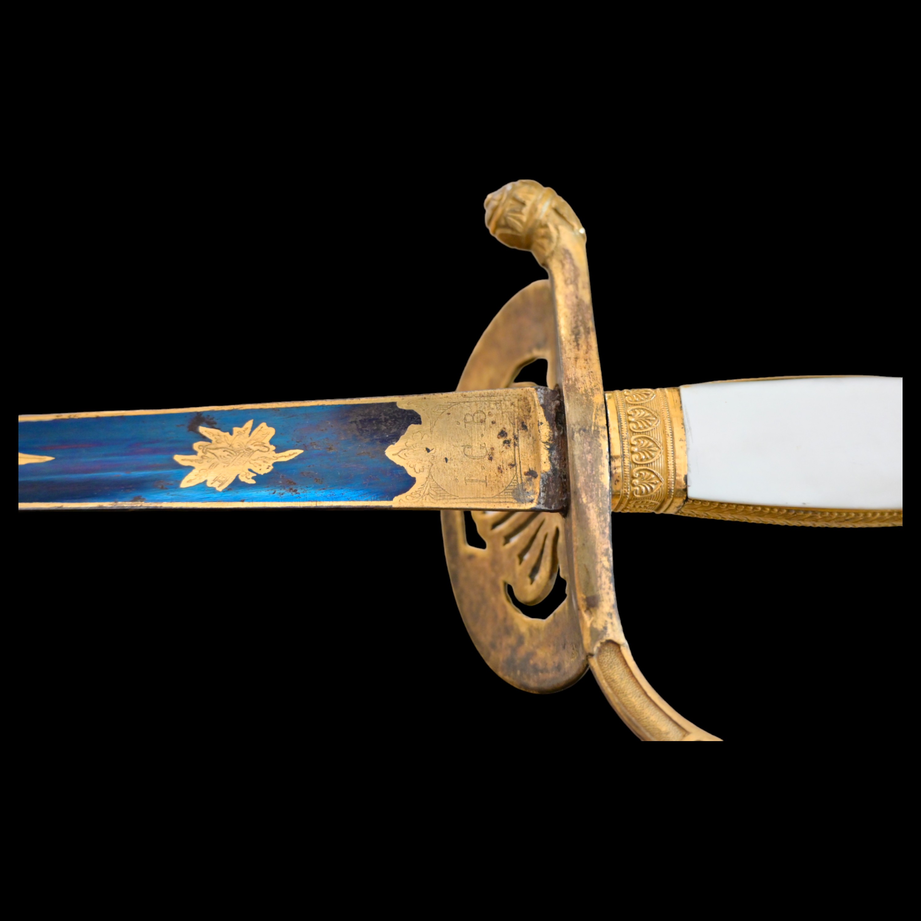 Extremely rare, First Empire, late 18th C smallsword for the founders of the "Institute of Egypt". - Image 11 of 11
