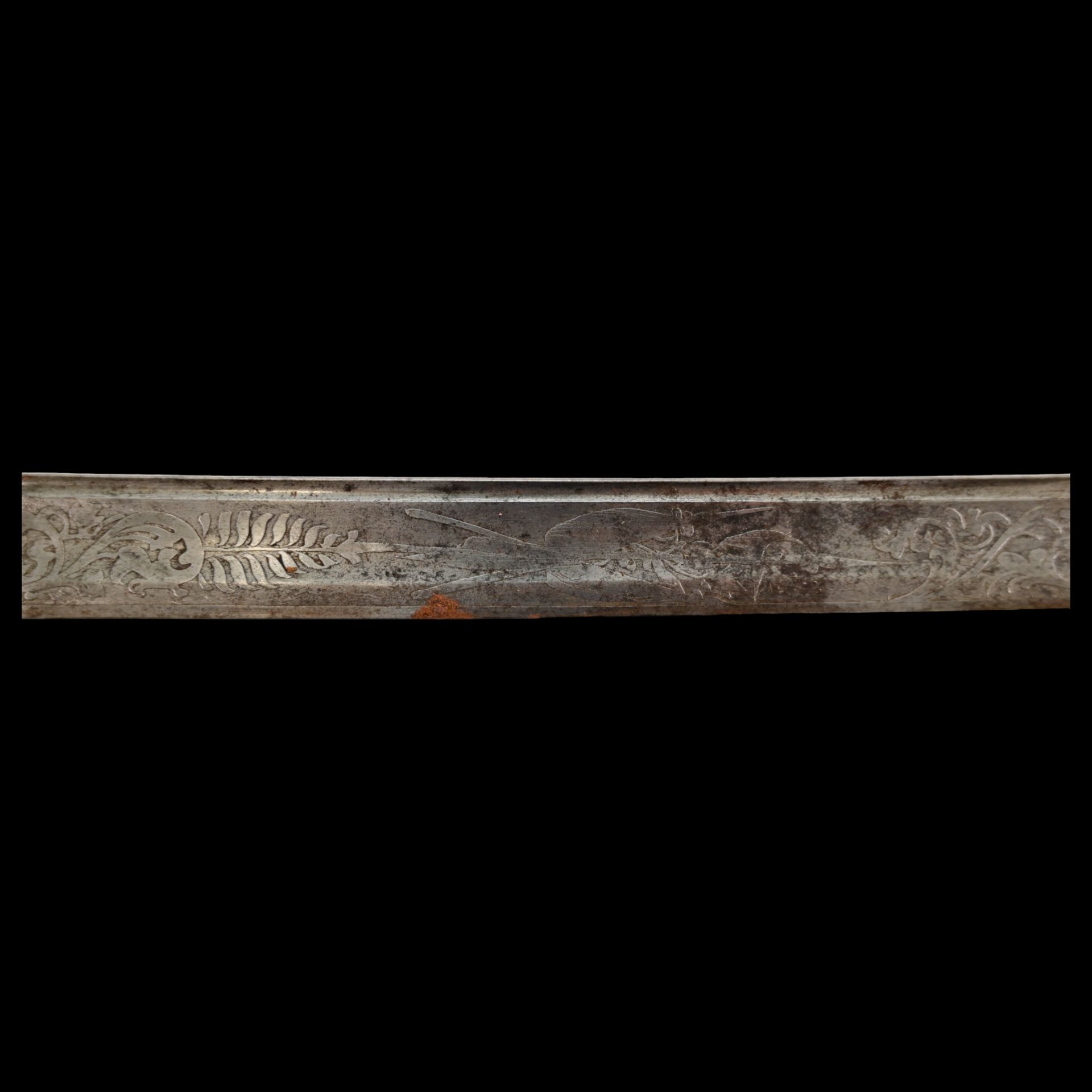 Civil War period M1850 foot officer's sword, Klingenthal belonged to Capt. S. Zuschlag. - Bild 9 aus 17