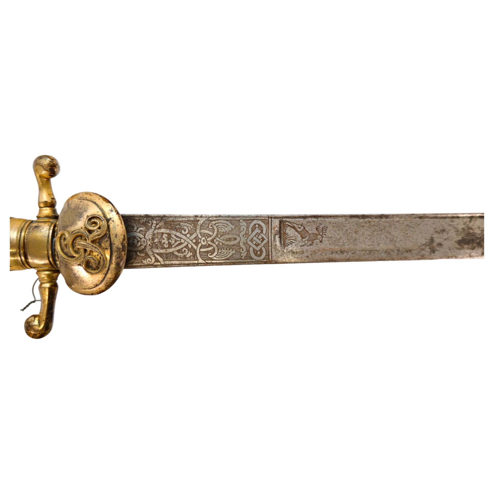 Rare Hunting Sword, 18th Century, Germany. - Image 5 of 12