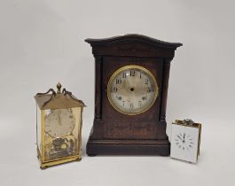 Large collection of clocks, mechanisms, stands and other components and workings, including a