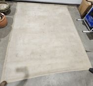 Modern Eagle Mill carpets beige ground rug, 248cm x 203cm  Condition Report Numerous stains and