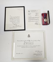 Imperial Service medal, Elizabeth II, presented to Richard David Edwards, with ribbons, in