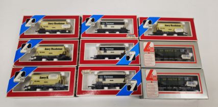 Nine boxed Lima Models 00 gauge rolling stock to include 4 X No. 305636 ARC Amey Roadstone Hopper, 3