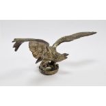 Gilt metal eagle car mascot after the model by Charles Paillet, cast with its wings outstretched, on