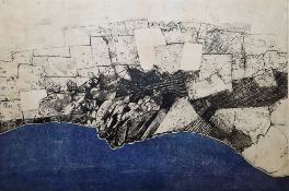 Sylvia Dingwall Etching "Greek Island", limited edition numbered 4/20, signed and titled within