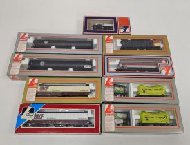 Nine boxed Lima Models 00 gauge rolling stock to include No.302908 ESSO tanker , 2 X No.305602