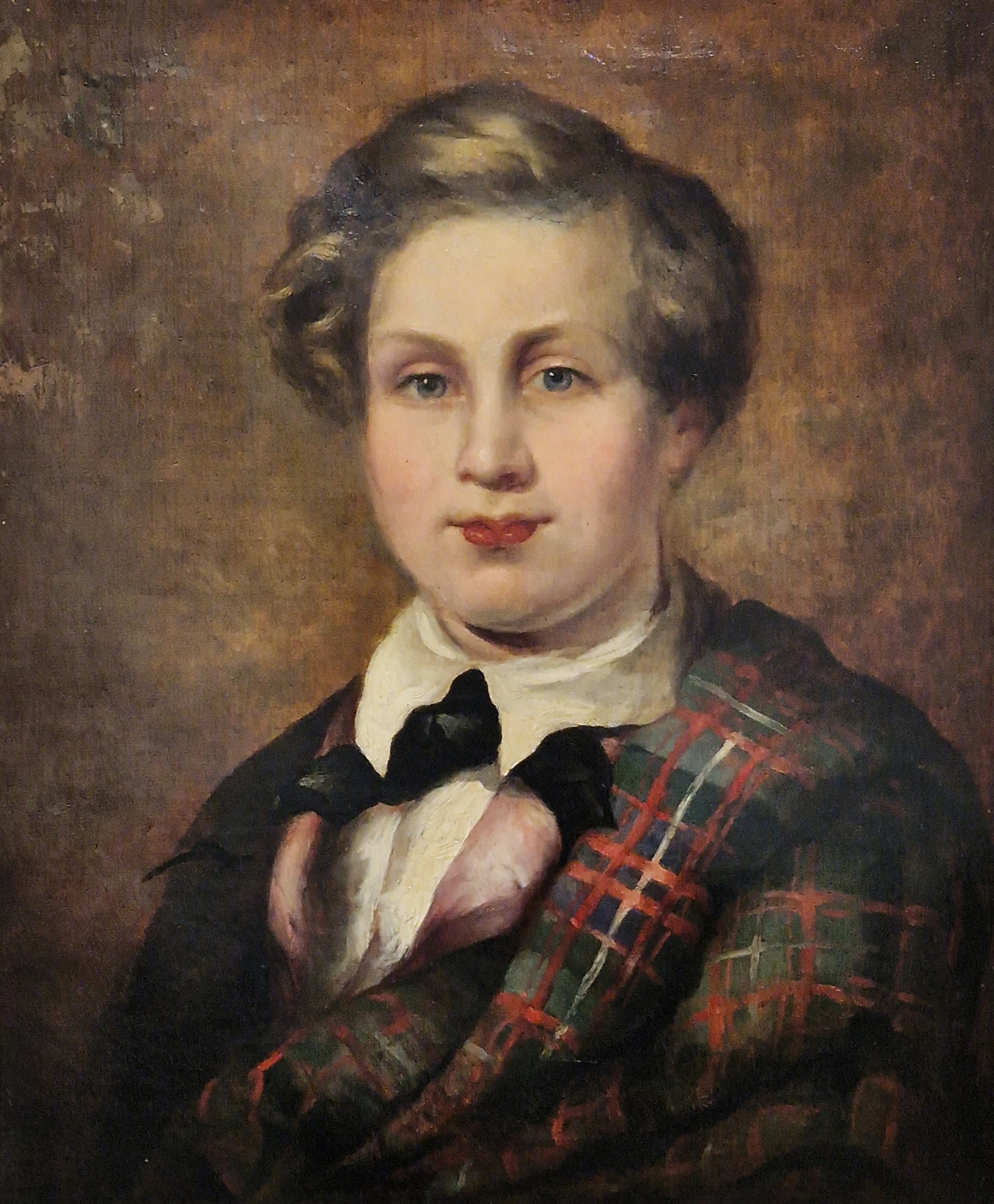 Reuben Sayers (1815-1888) Oil on canvas Portrait of Alexander McHaffie (cousin to Reuben Sayers by