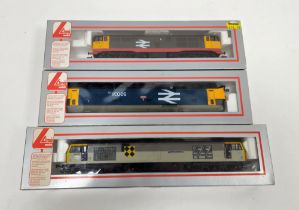 Three Lima Collection 00 gauge model railway diesel trainset locomotive engines to include No.