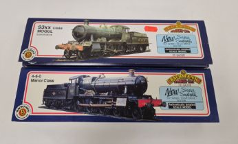 Two Bachmann Branch-line 00 gauge boxed locomotives and tenders to include 4-6-0 Manor Class 31.